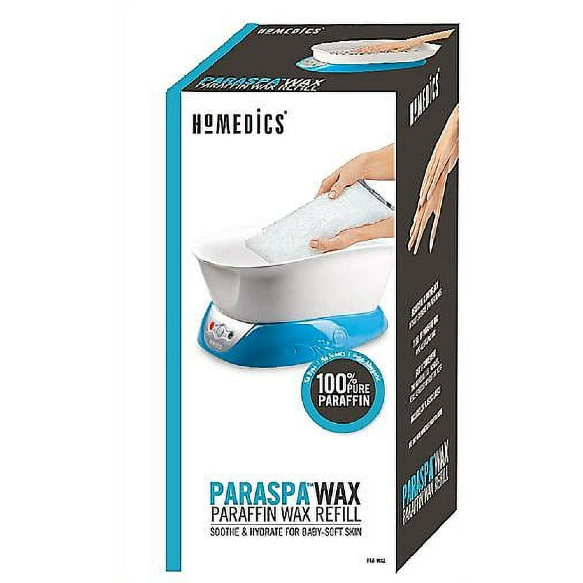 HoMedics ParaSpa Wax Paraffin Wax Refill – 2 lb + 20 Liners for Smooth, Soft Skin - ClubOn