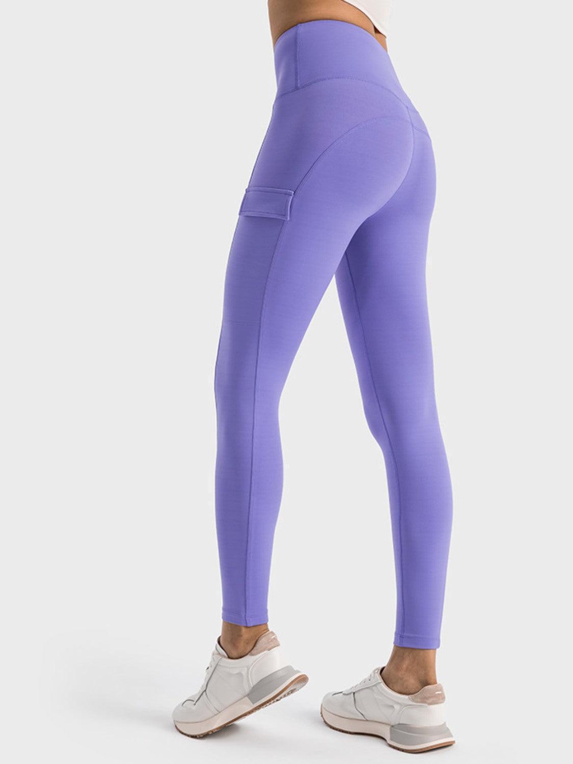Millennia Wide Waistband Sports Leggings - ClubOn