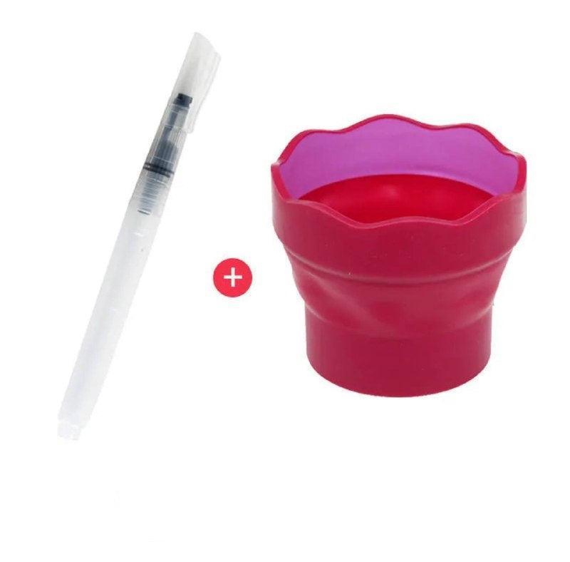 Faber-Castell Foldable Retractable Multi-Function Brush Washing Bucket – Rubber - ClubOn