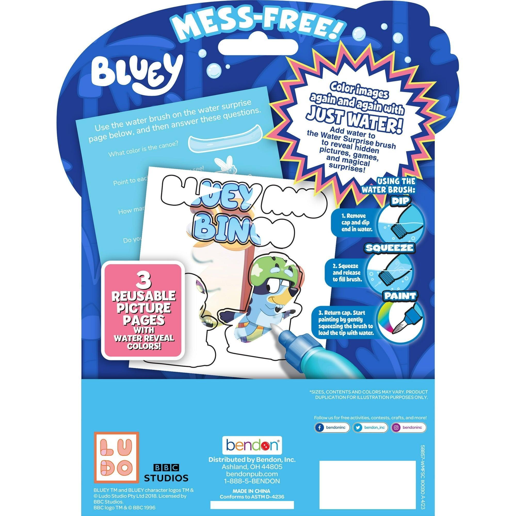 Bluey 3-Page Water Surprise Boards, Imagine Ink – Paperback by Bendon - ClubOn