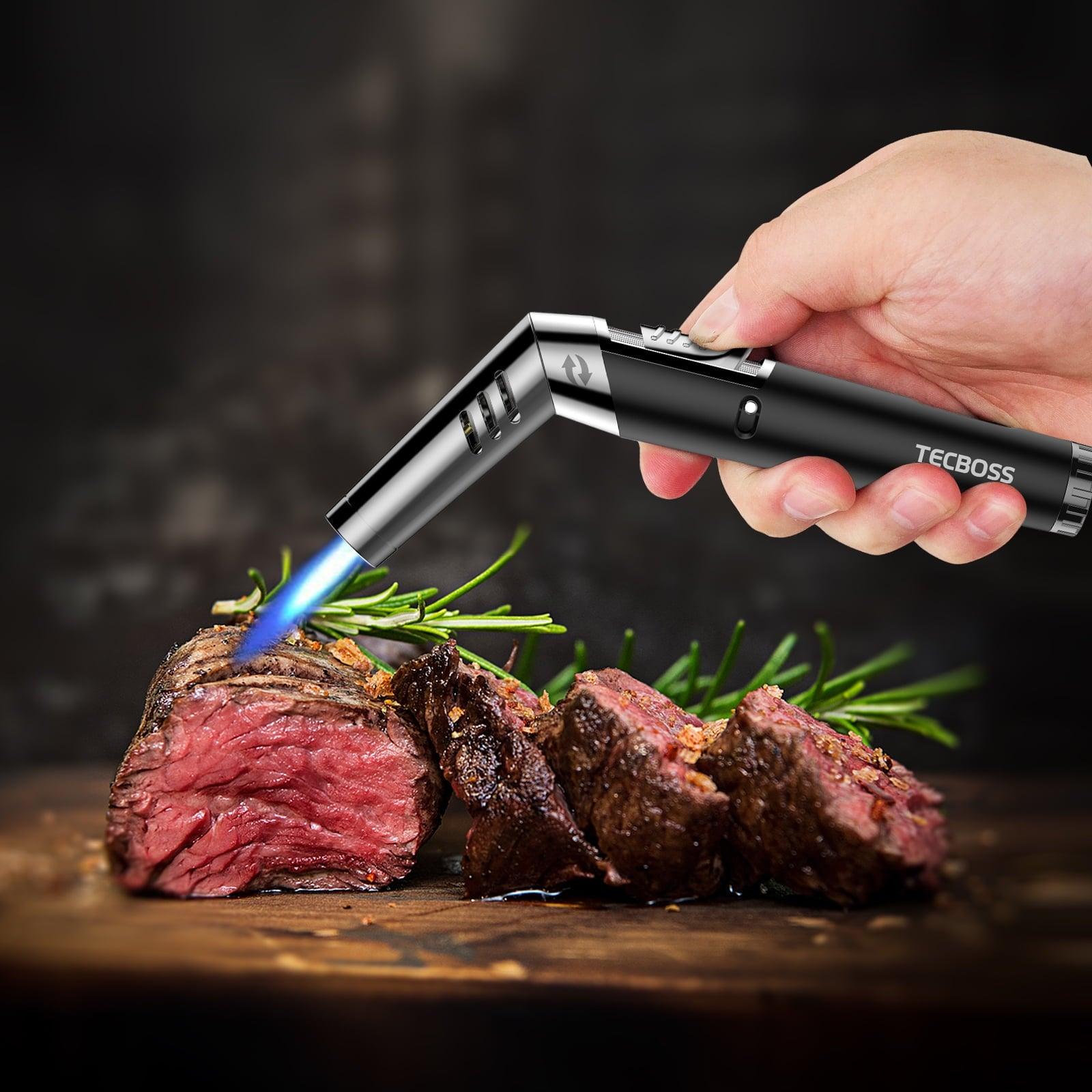 Tecboss Torch Lighters, Butane Jet Flame Refillable Lighter for Grill, BBQ, Candle & Camping - ClubOn