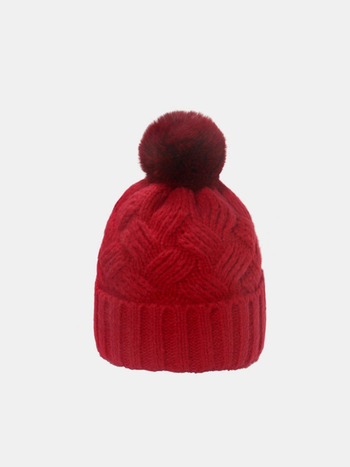 Roll Rim Cable-Knit Hat - ClubOn