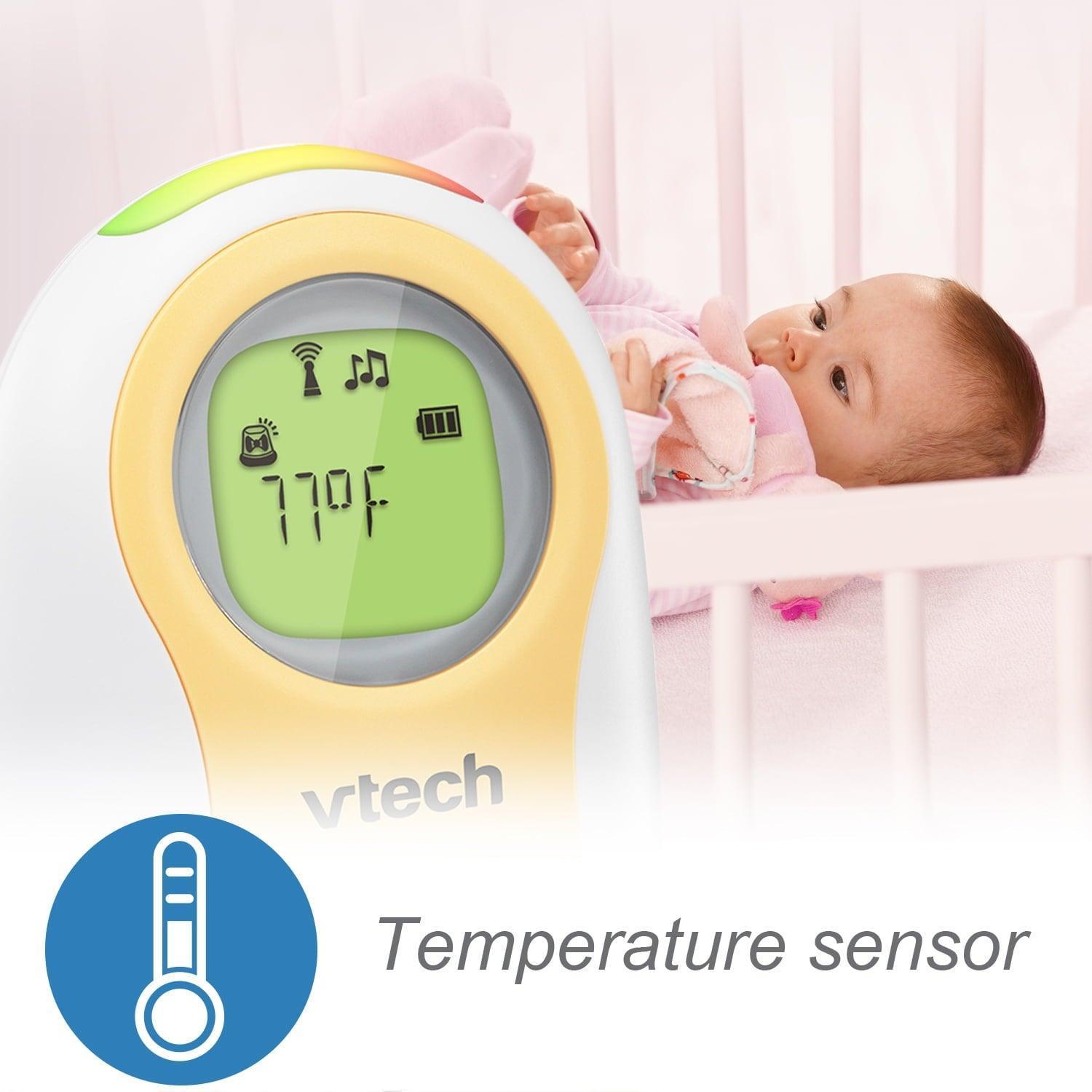 VTech DM1215 Enhanced Range Digital Audio Monitor with Dual Unit Rechargeable Battery & Night Light - ClubOn