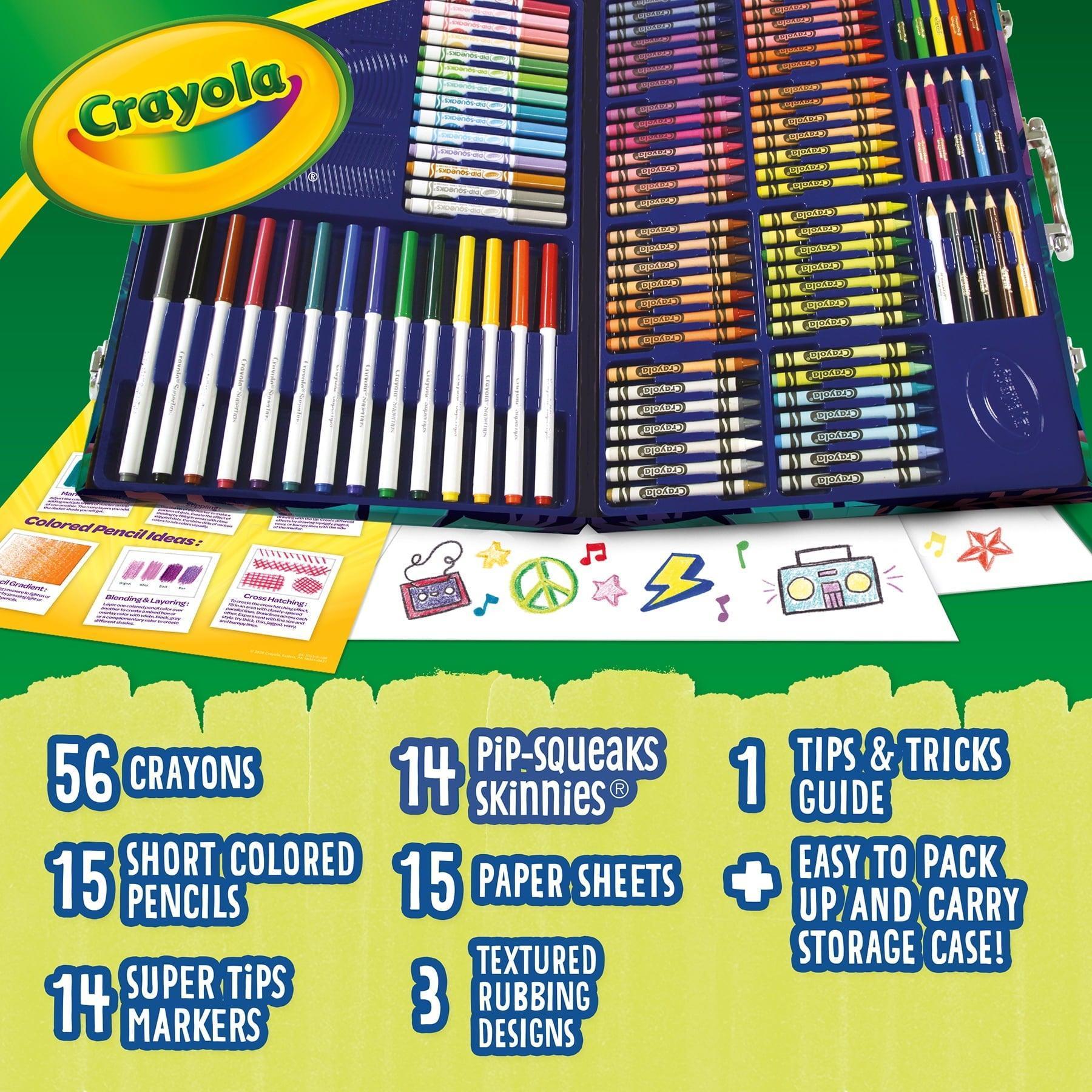 Crayola Imagination Art Coloring Set, 115 Pcs – Holiday Arts & Crafts Set for Kids - ClubOn