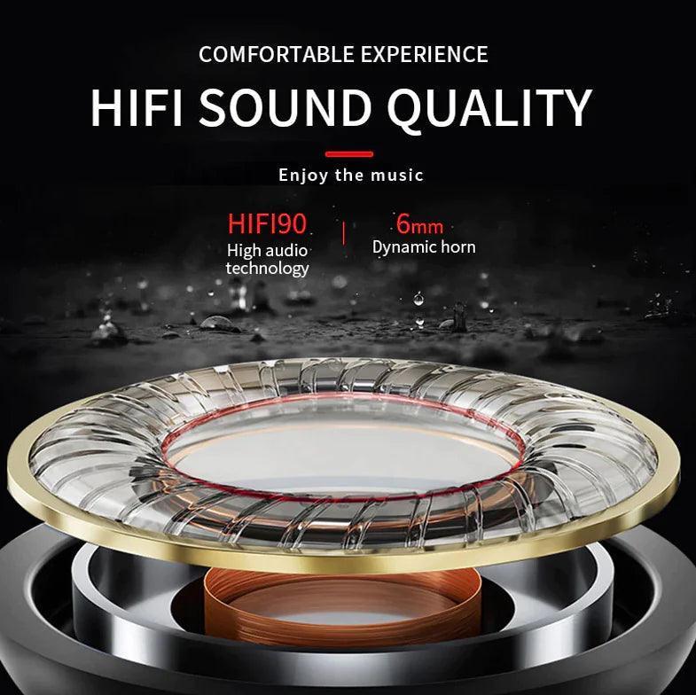 Waterproof Bluetooth 5.0 Earbuds Stereo Sport Wireless Headphones in Ear Headset - ClubOn