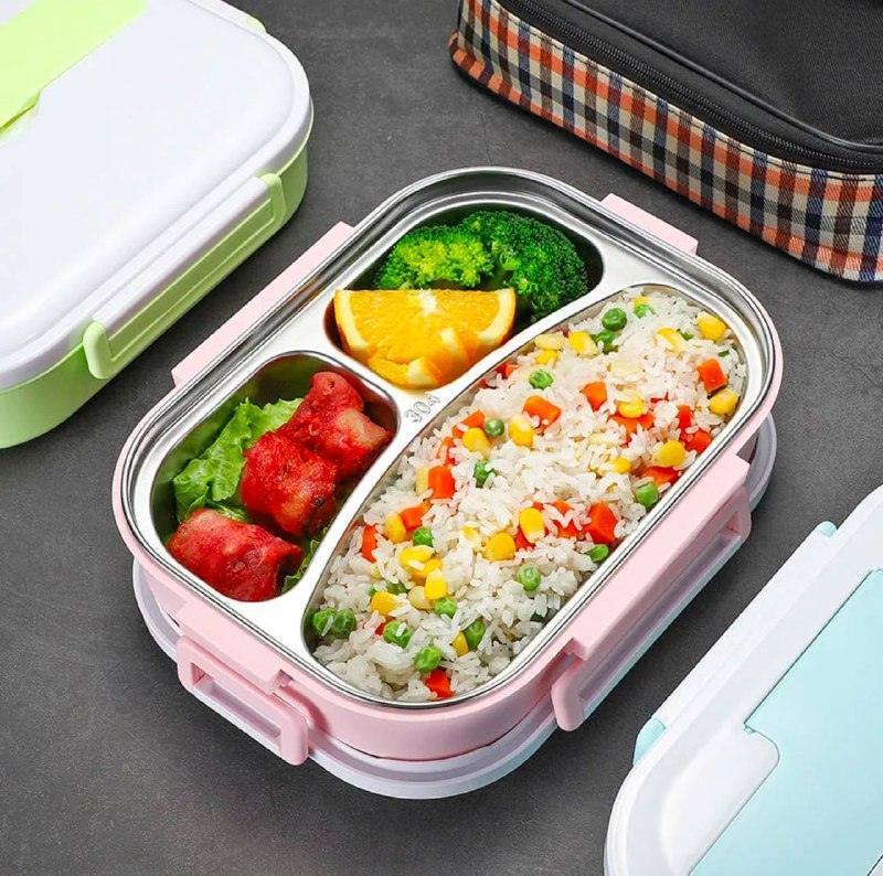 Insulated Stainless Steel Bento Box for Students - Keeps Meals Fresh - ClubOn