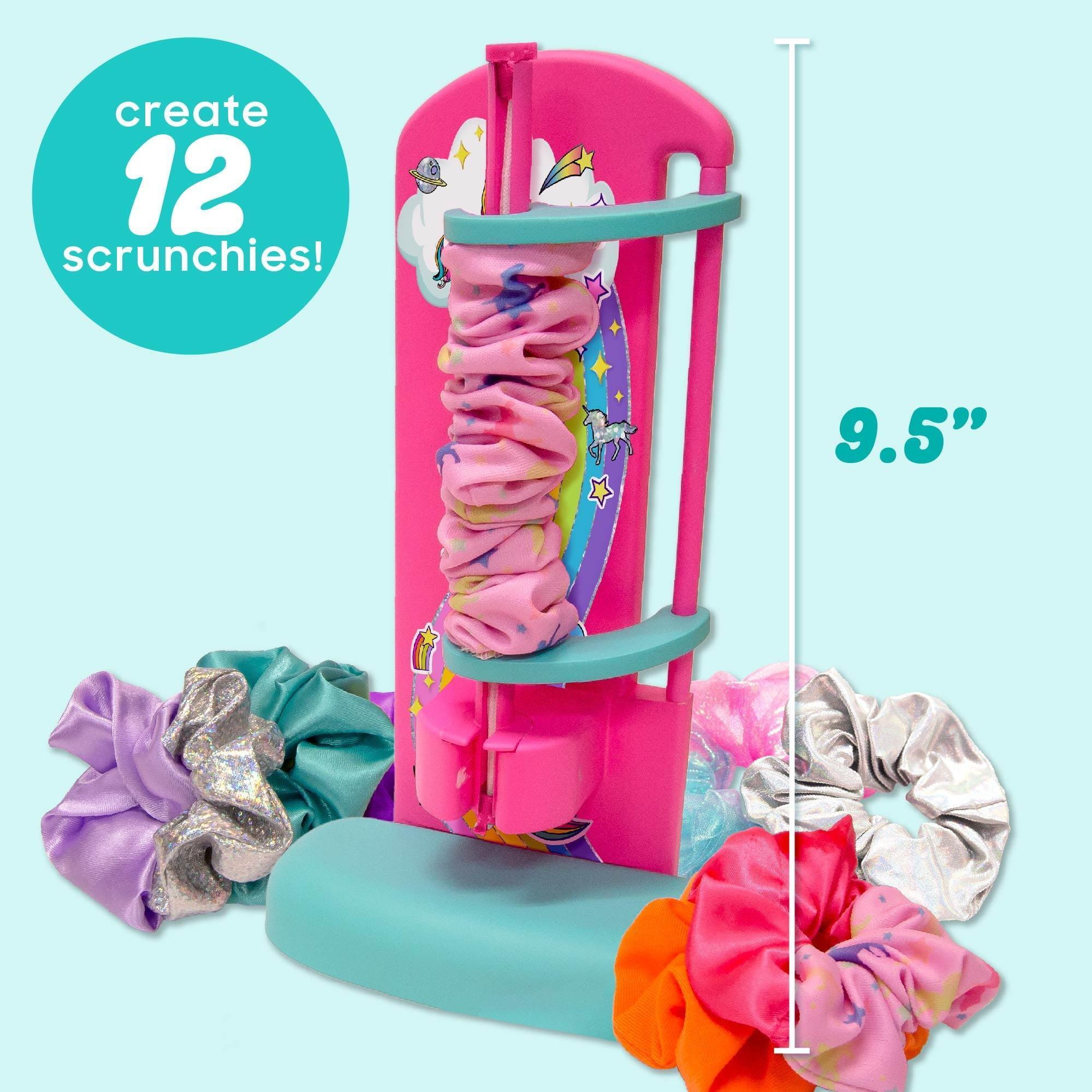 Just My Style DIY Scrunchie Maker Craft Kit, Ages 6+, Fun for Boys & Girls - ClubOn