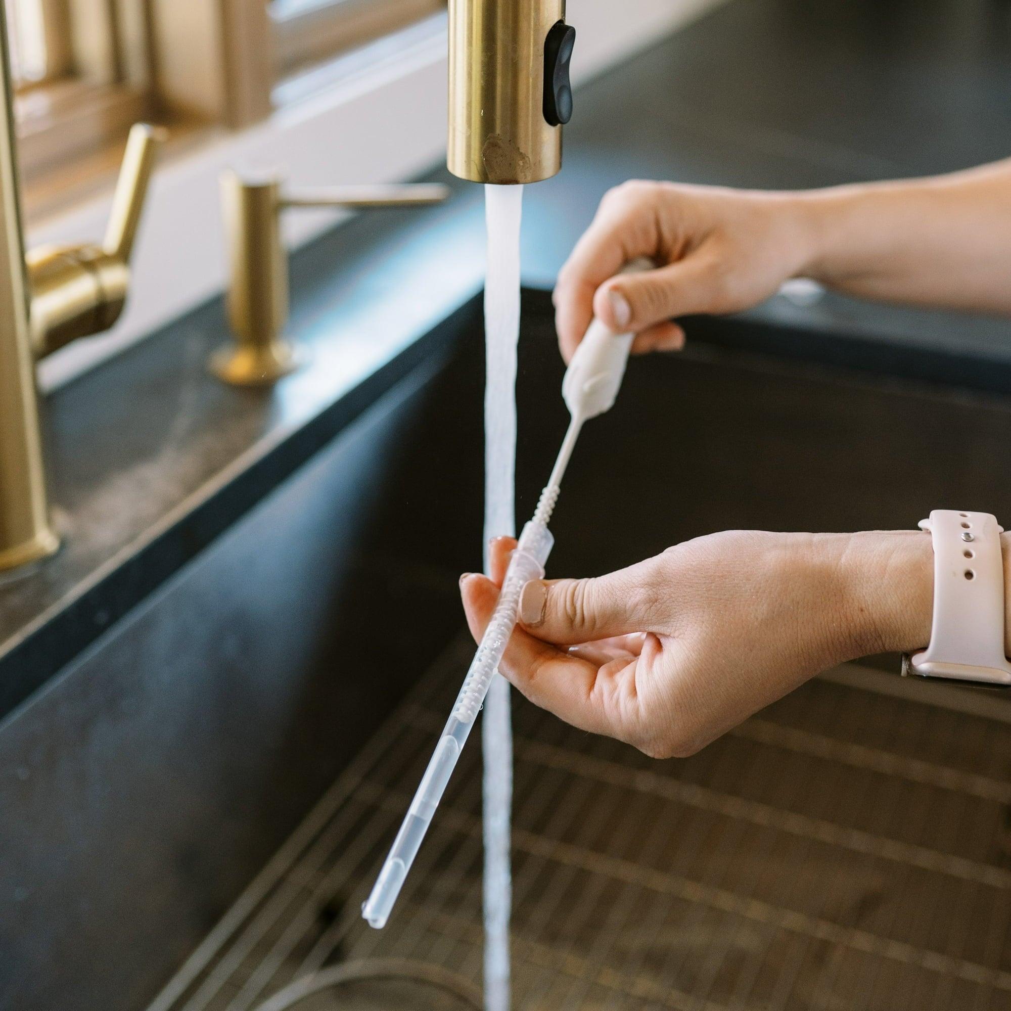 Dr. Brown's Silicone Cleaning Brush Set with Bottle, Spout & Straw Brushes, BPA Free, 3 Pack - ClubOn