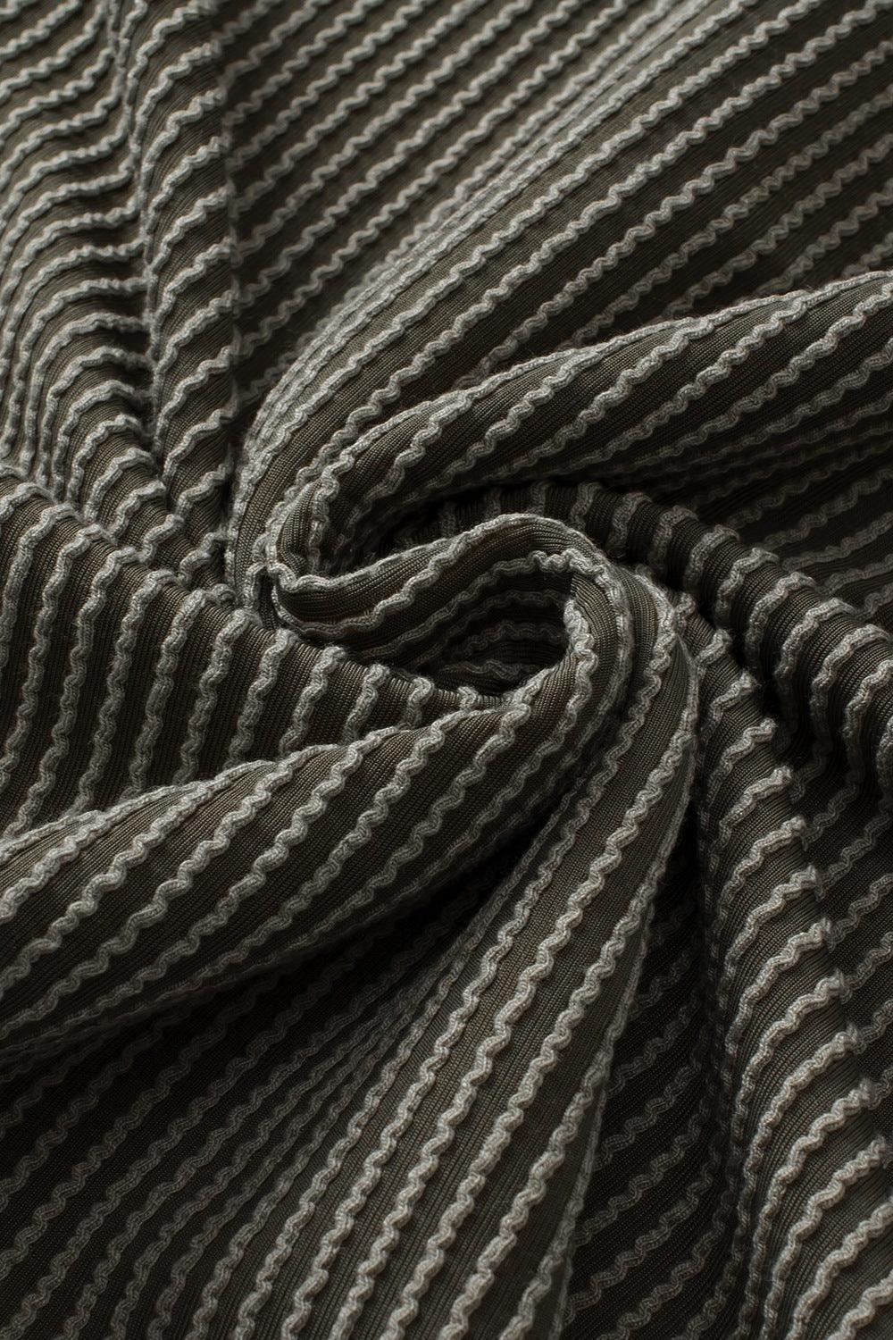 Plus Size Round Neck Top and Pocketed Shorts Set - ClubOn