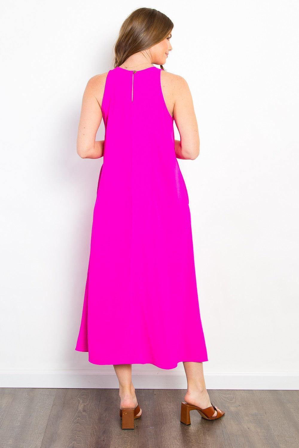 Be Stage Midi Tank Dress with Pockets - ClubOn
