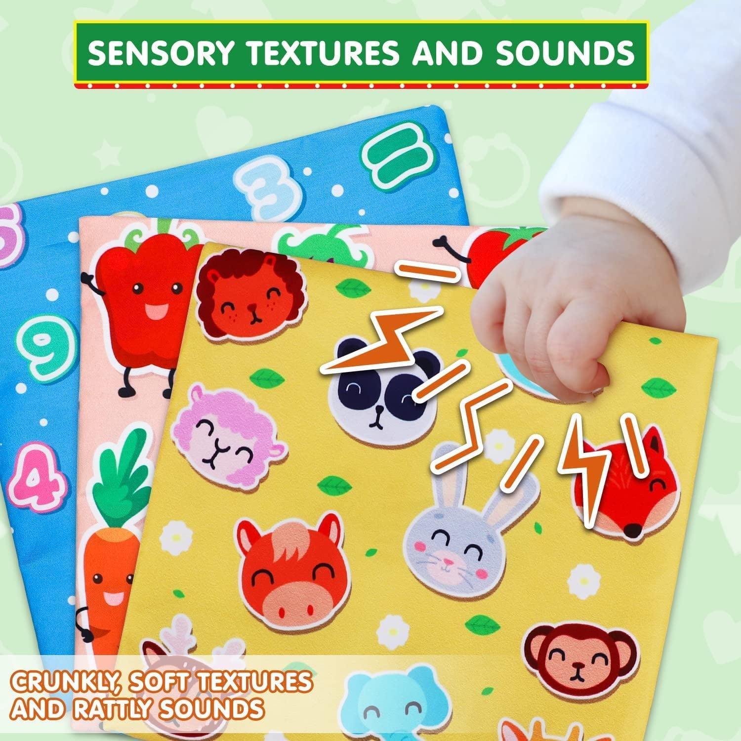 TOY Life Baby Tissue Box Toy, Montessori Sensory Toys for 6-12 Months, Early Learning Baby Gifts - ClubOn