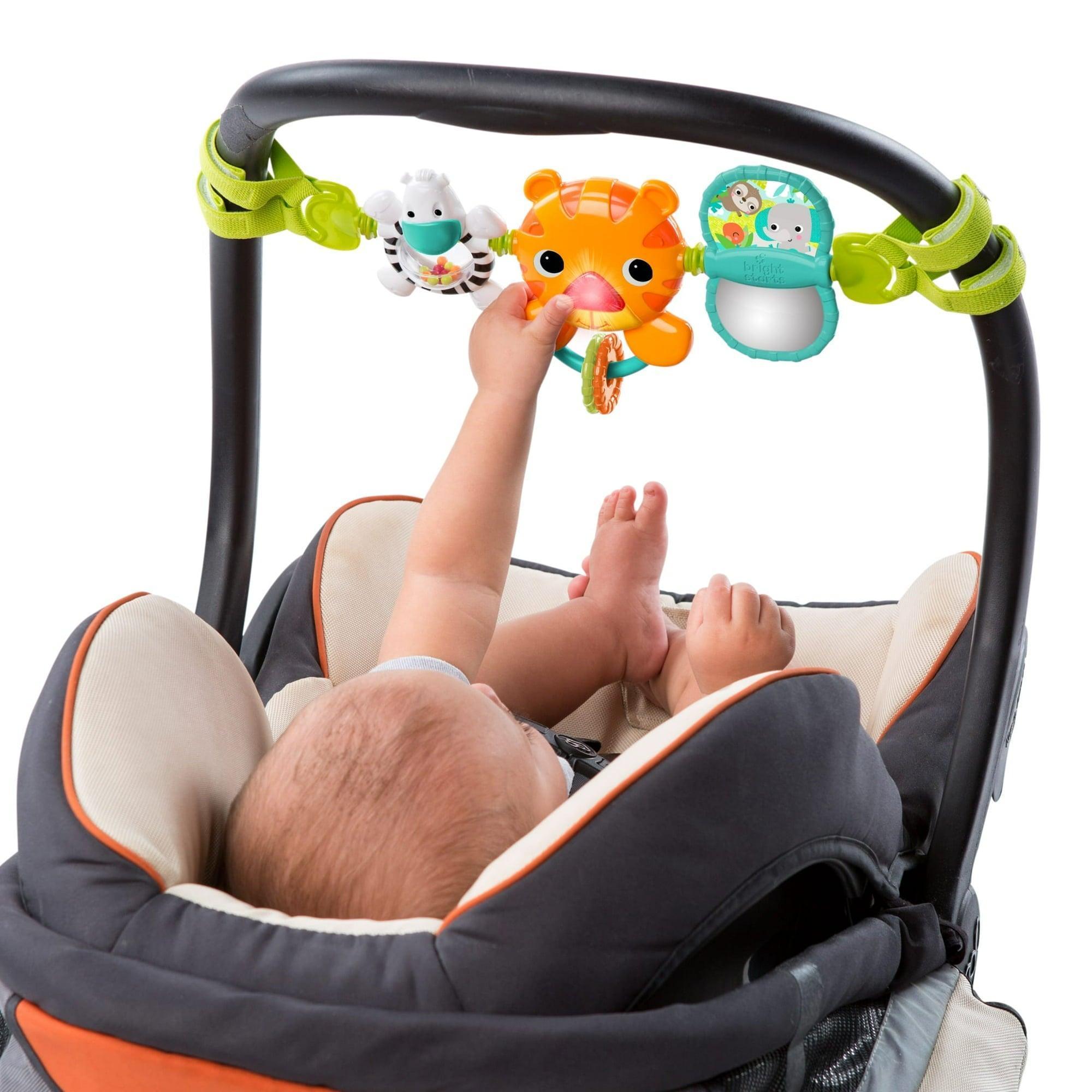 Bright Starts Take Along Musical Carrier Activity Toy Bar, Newborn + - ClubOn