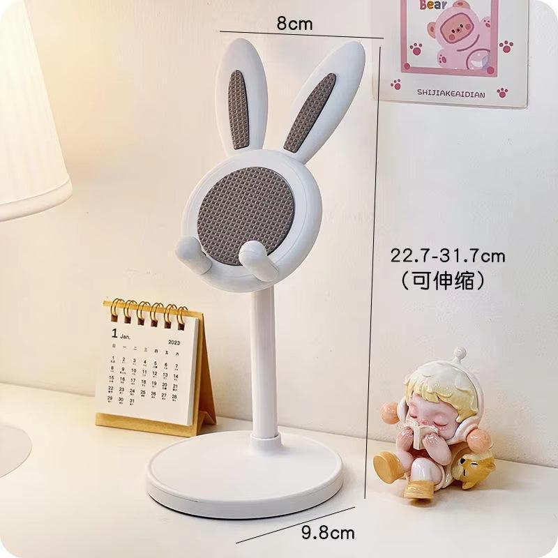 Pink Rabbit Phone Stand - Adjustable Desktop Holder - ClubOn