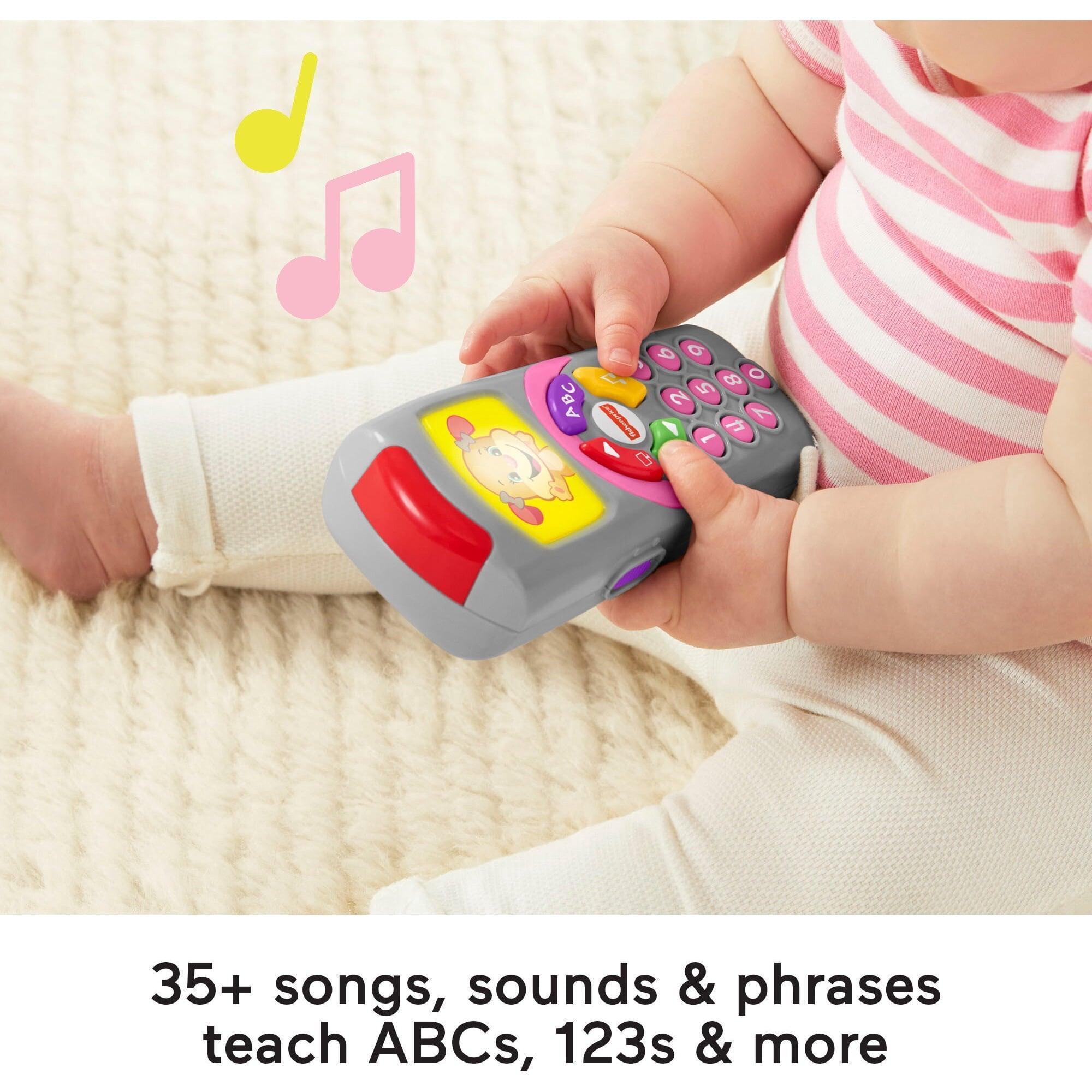 Fisher-Price Laugh & Learn Sis’ Remote Baby Learning Toy with Music & Lights - ClubOn