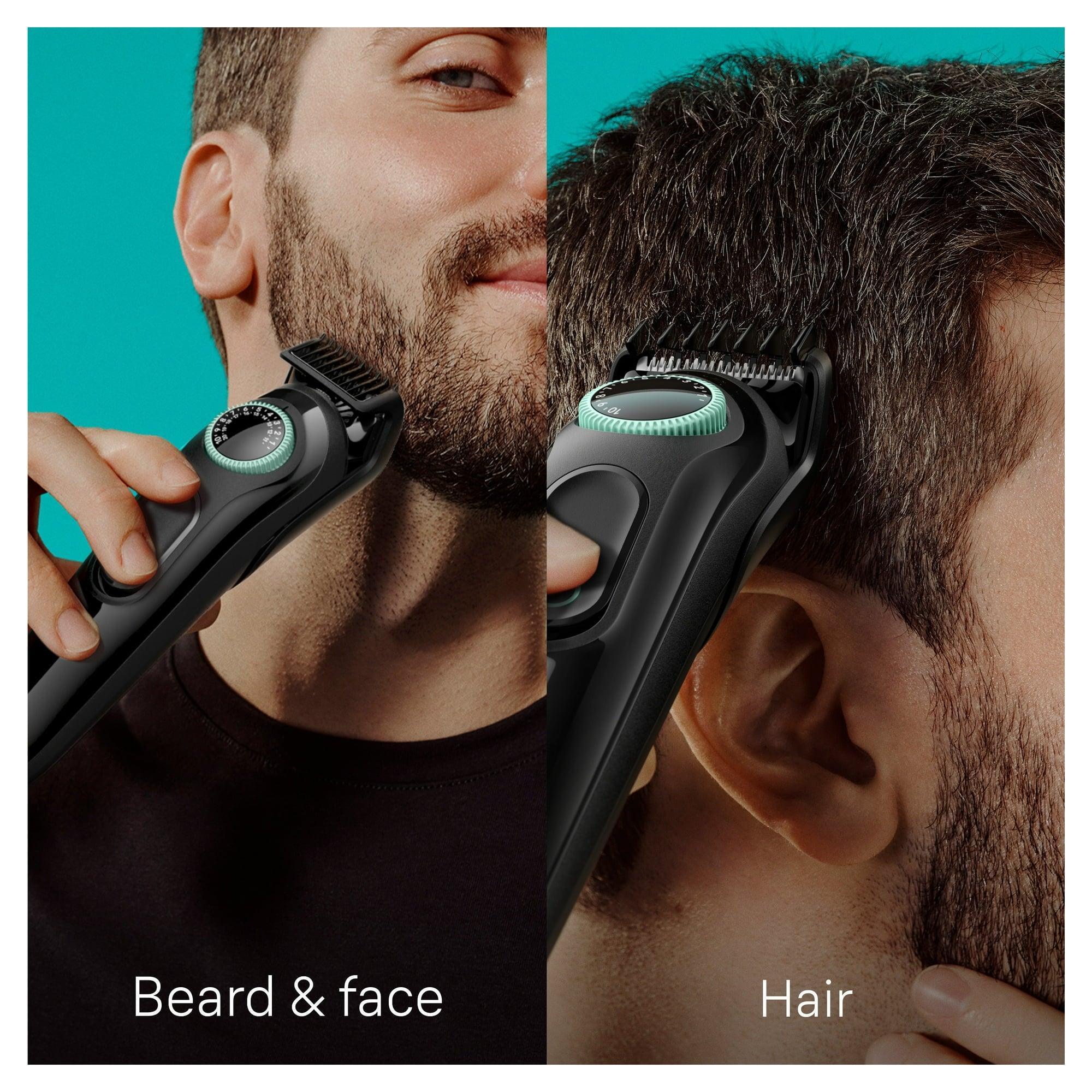 Braun Series 3 3470 All-in-One 7-in-1 Electric Grooming Kit with Beard Trimmer for Men - ClubOn