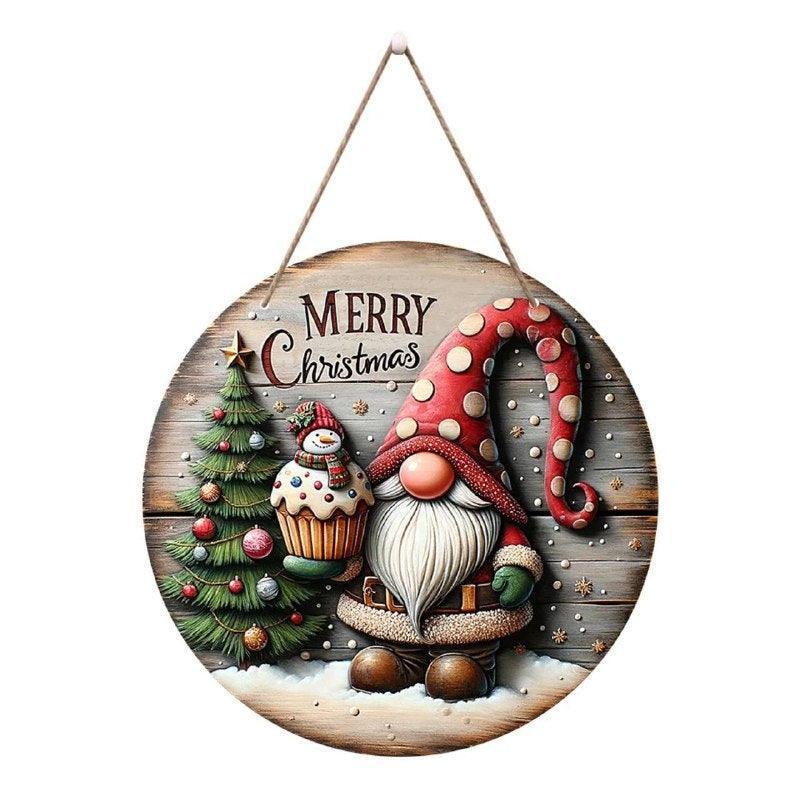 Merry Christmas Wooden Sign – 1pc Christmas Decorations - ClubOn