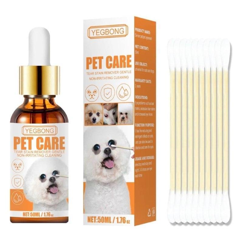 Pets Care Eye Cleaning Drops | 50ml Eye Stain Remover for Pets - ClubOn