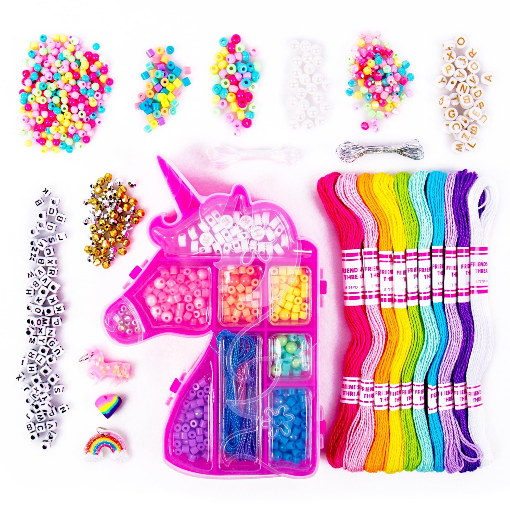 Just My Style Unicorn Friendship Bracelet Making Kit, Ages 6+ - ClubOn