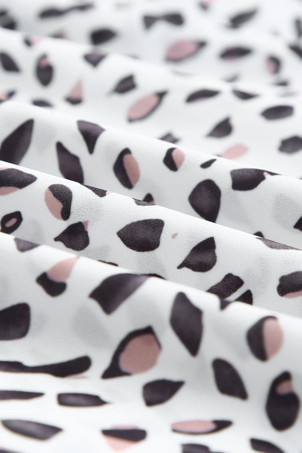 Plus Size Printed Off-Shoulder Half Sleeve Blouse - ClubOn