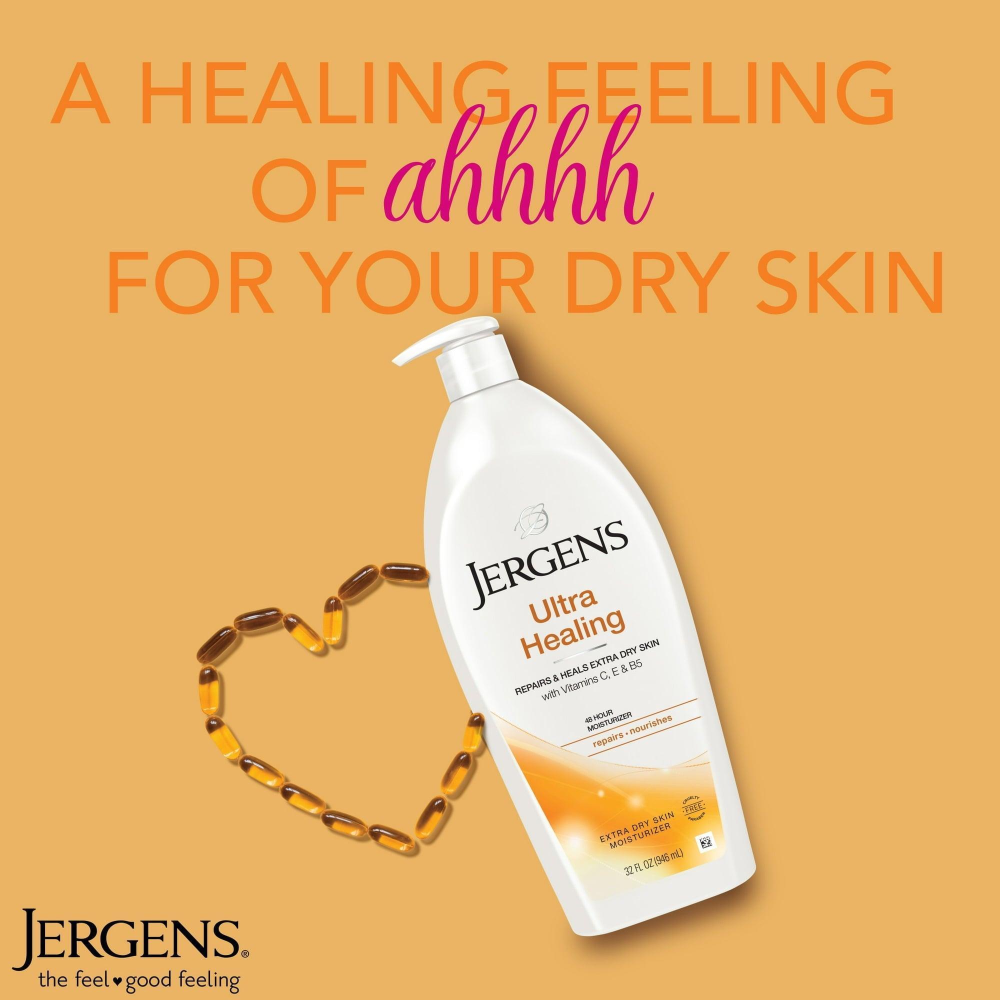 Jergens Ultra Healing Hand & Body Lotion, Dry Skin Moisturizer, 32 oz - ClubOn