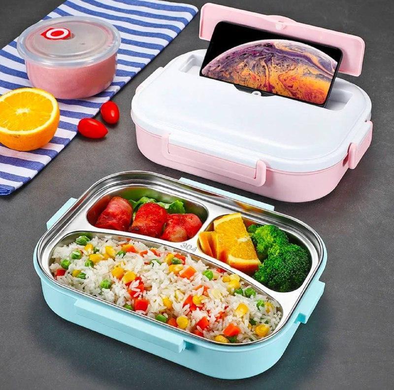 Insulated Stainless Steel Bento Box for Students - Keeps Meals Fresh - ClubOn