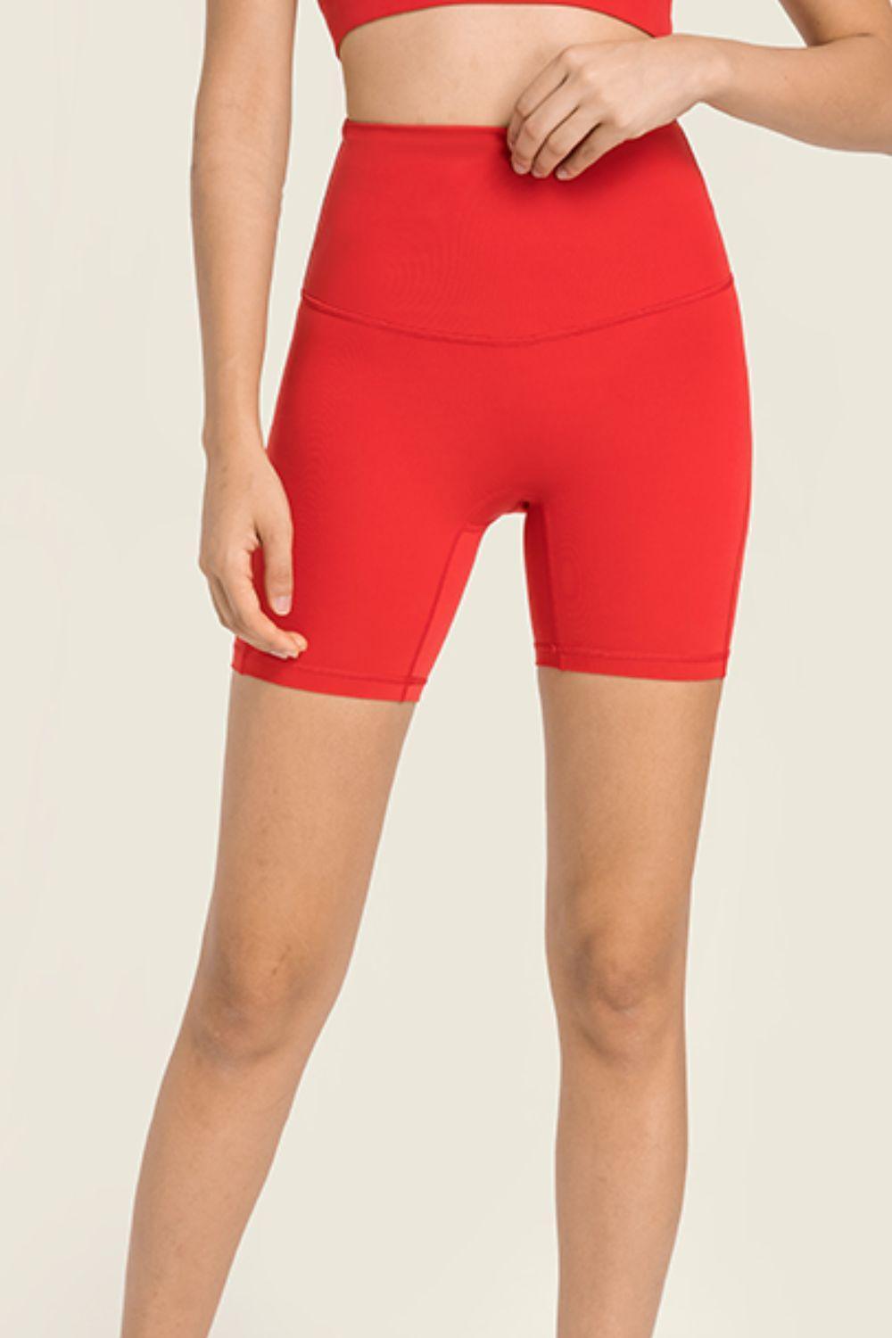 Millennia Seamless High-Rise Wide Waistband Biker Shorts - ClubOn