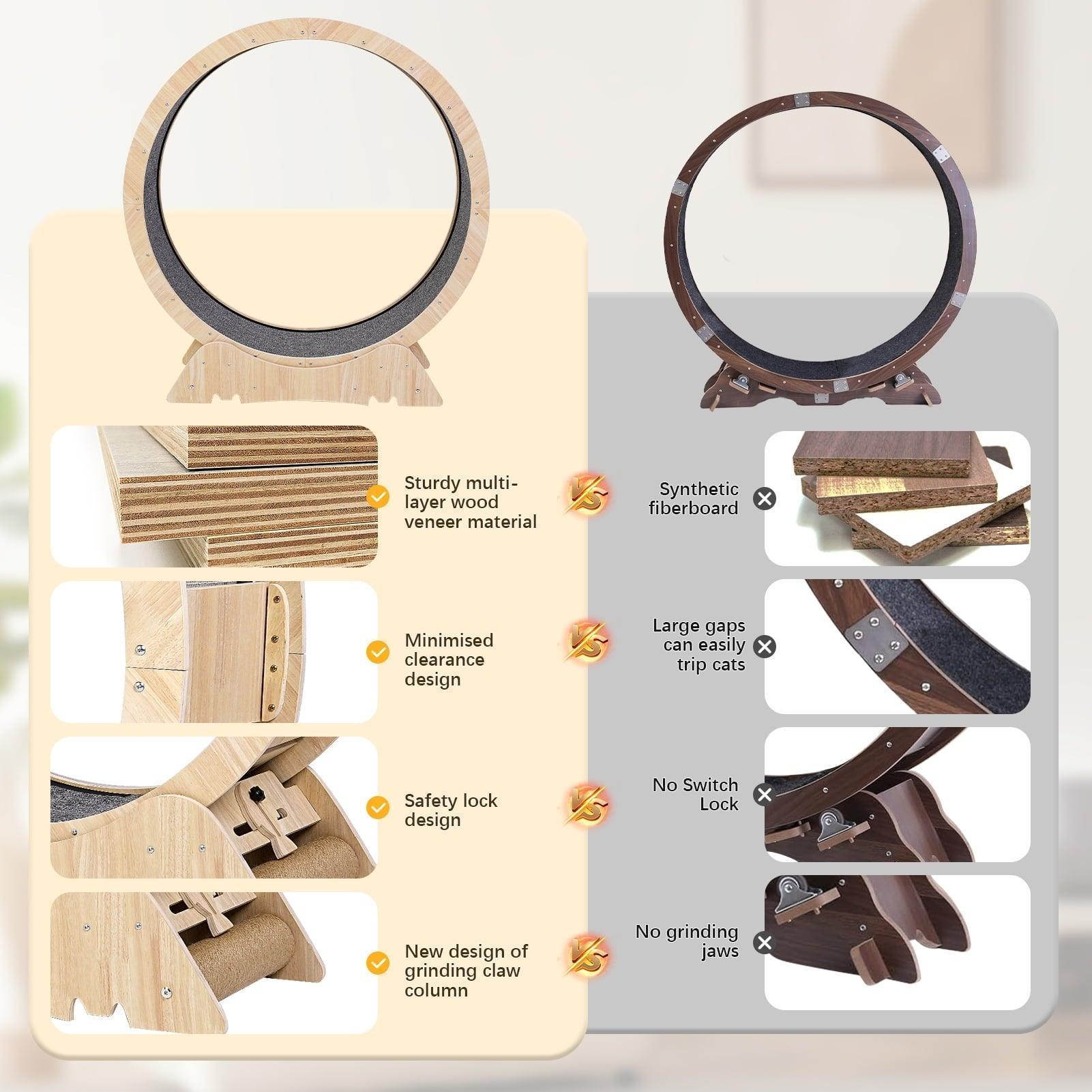 Cat Exercise Wheel for Indoor Cat, 45