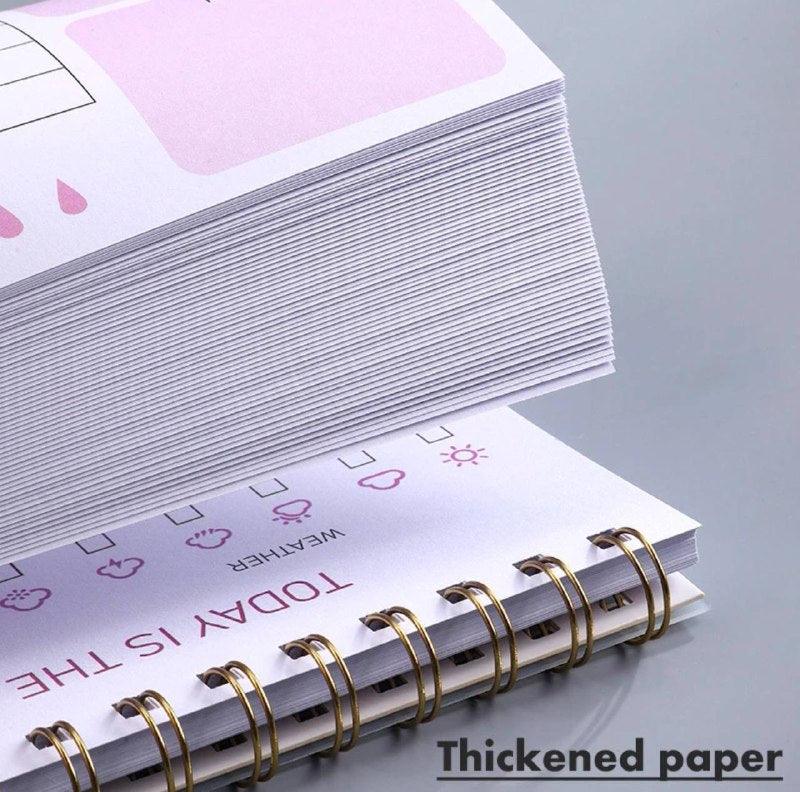 English Weekly Planner – PP Cover Notebook & Schedule Book - ClubOn