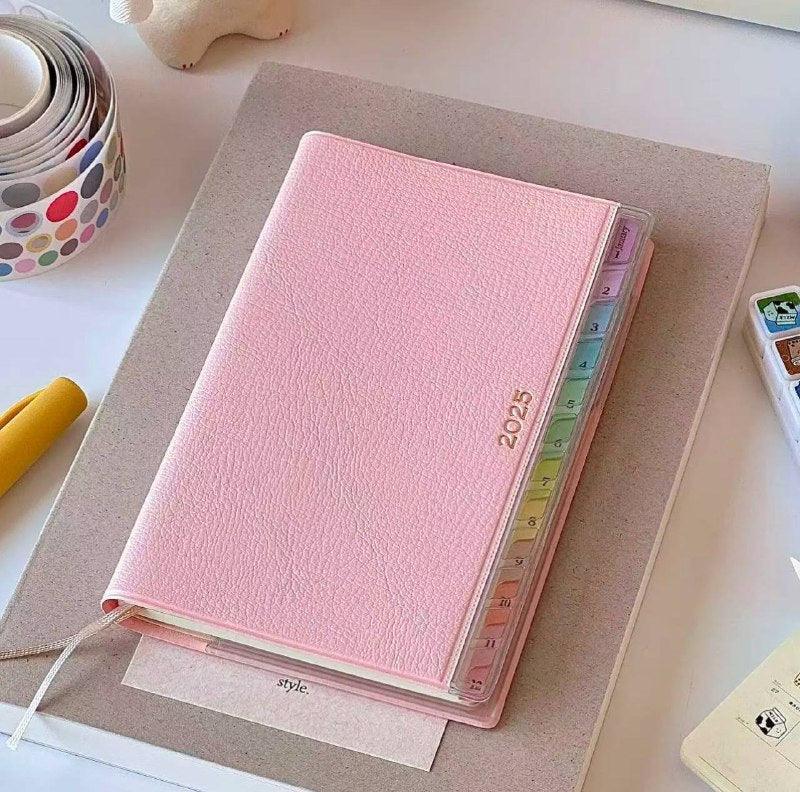 Ins-Style Dopamine Seven-Color Handbook High-Value Schedule Book - ClubOn