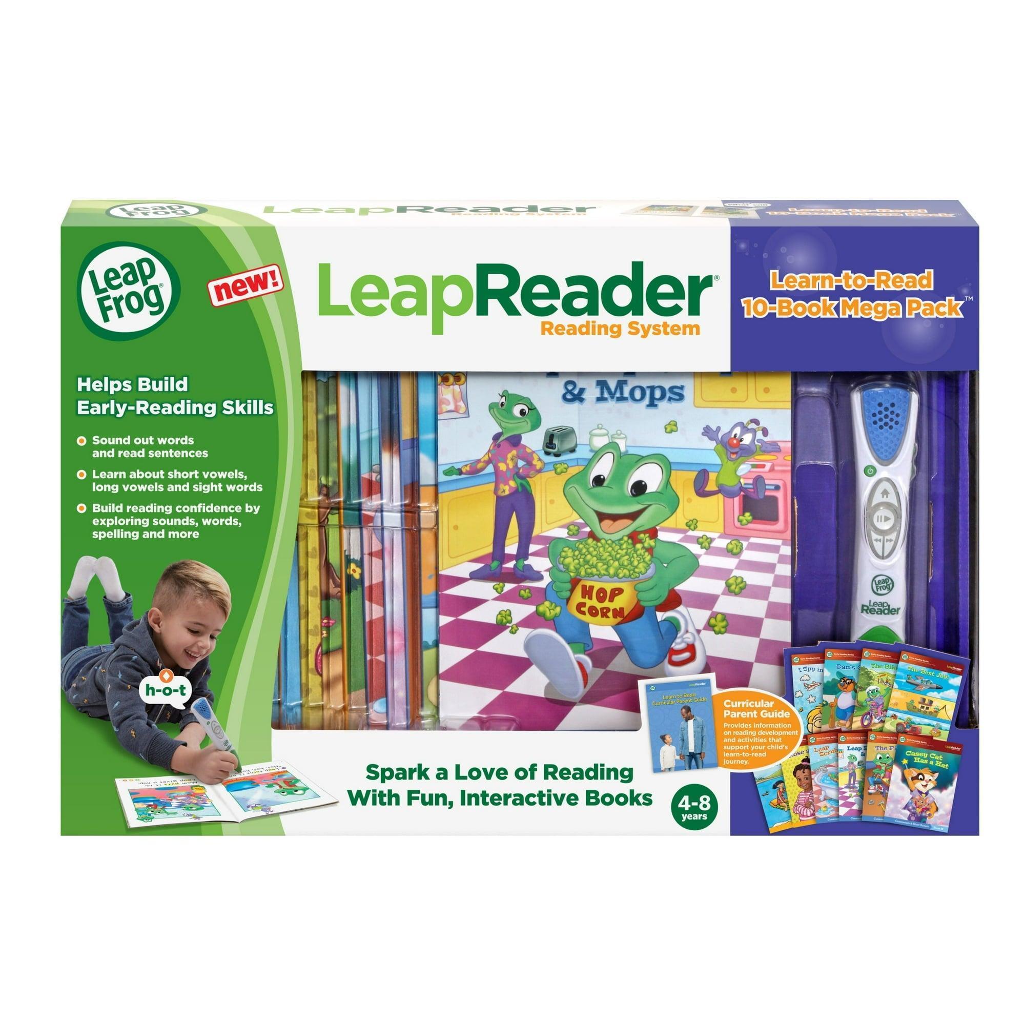 LeapFrog LeapReader® Learn-to-Read 10-Book Mega Pack™, Alphabet Toys with Accessories for Baby & Toddler Learning - ClubOn