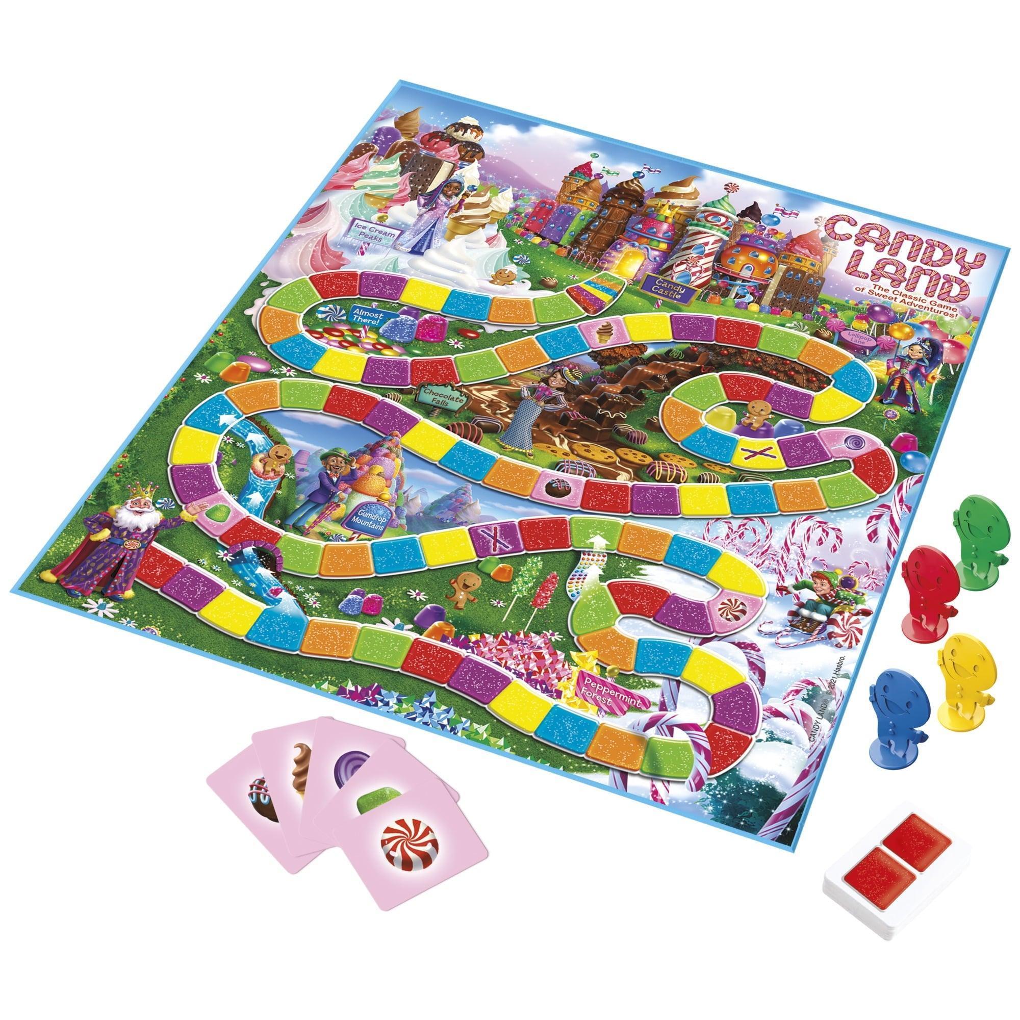 Candy Land Kids Board Game, Preschool Game for 2-4 Players, Ages 3+, Christmas Gift Idea - ClubOn