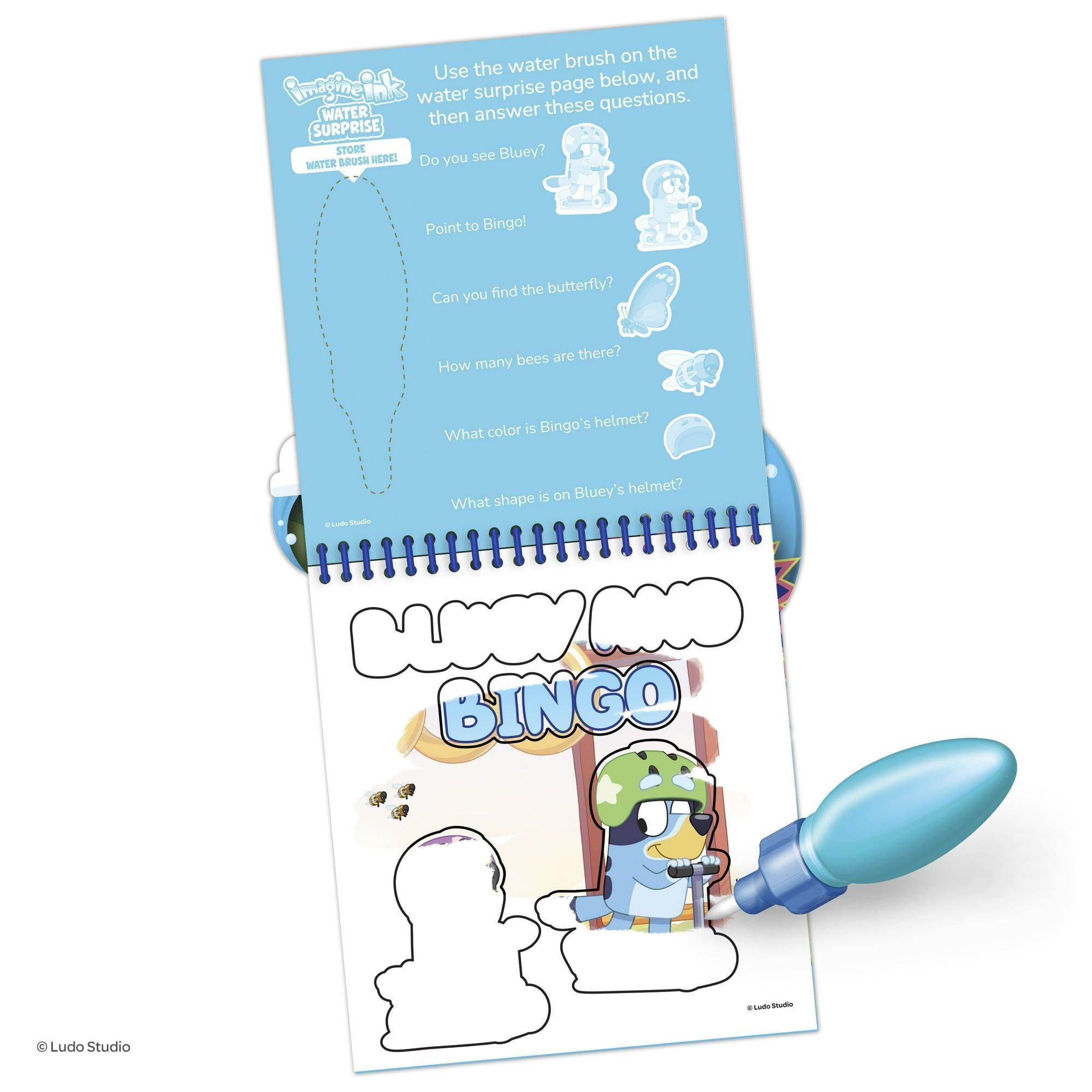 Bluey 3-Page Water Surprise Boards, Imagine Ink – Paperback by Bendon - ClubOn