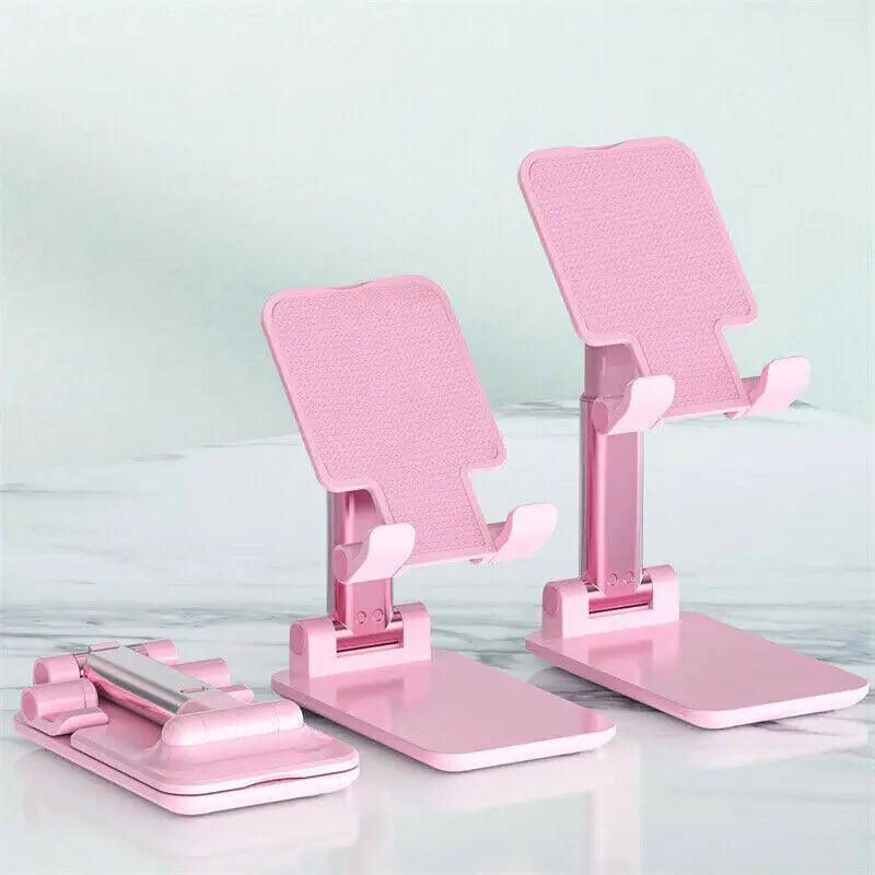 Adjustable Cell Phone Tablet Stand Desktop Holder Mount Mobile Phone iPad iPhone - ClubOn