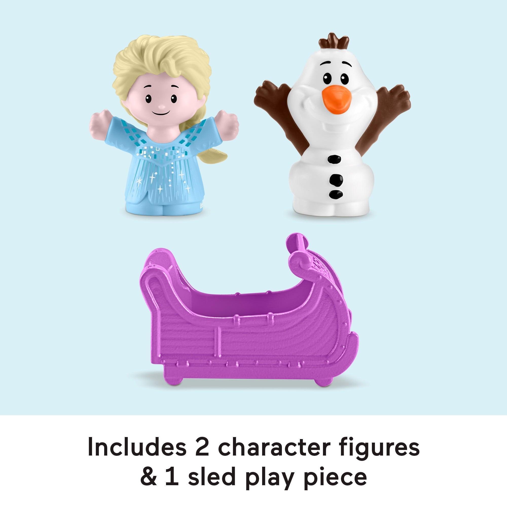 Disney Frozen Arendelle Sledding Adventures Little People Toddler Playset with 2 Figures - ClubOn