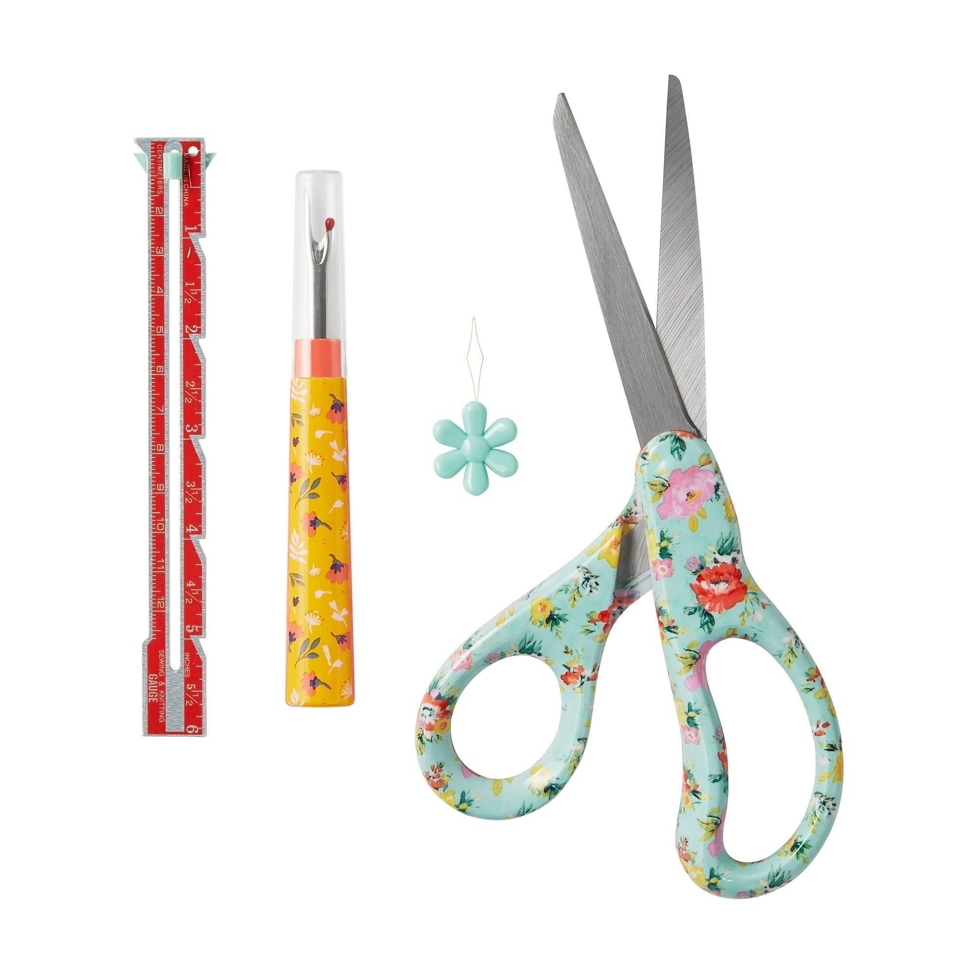 The Pioneer Woman Mazie Sewing Kit – Complete Crafting Set for Sewing & Embroidery - ClubOn