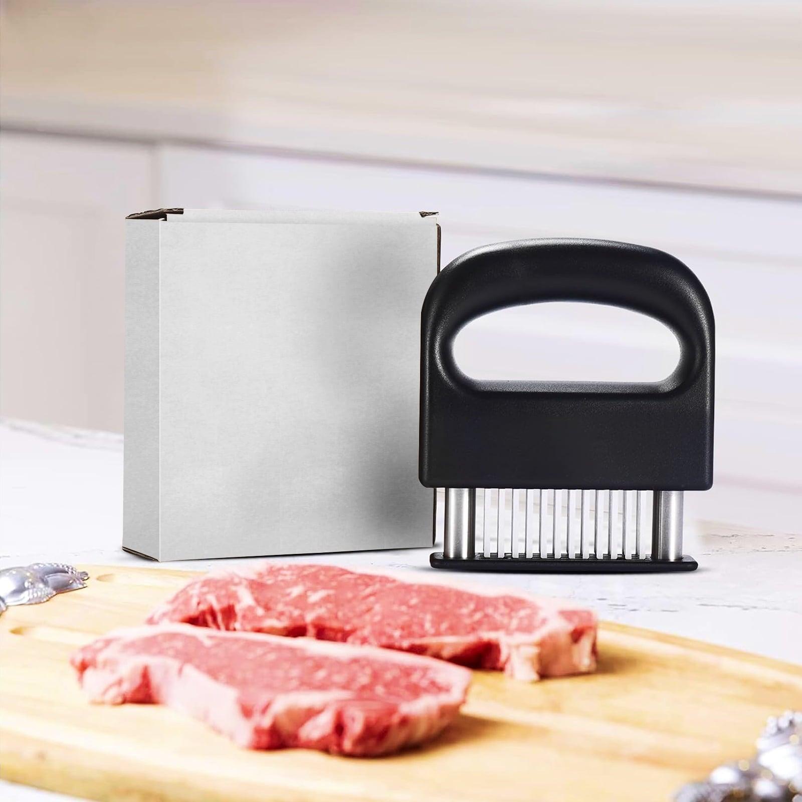 Bundlepro Black Plastic Meat Tenderizer – 48 Stainless Steel Needle Blades - ClubOn