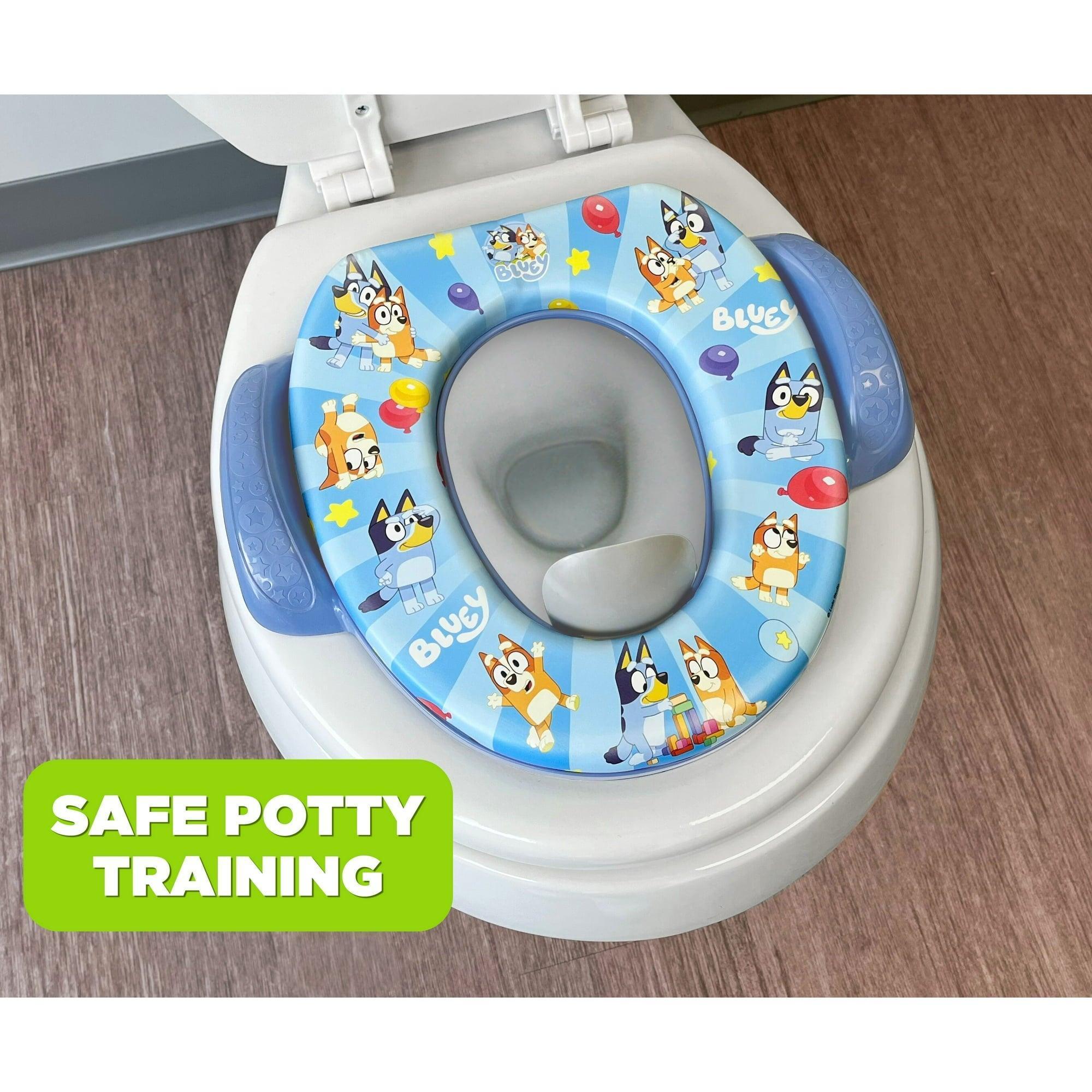 Bluey Soft Potty Seat with Hook – Potty Training Seat for Toddlers - ClubOn
