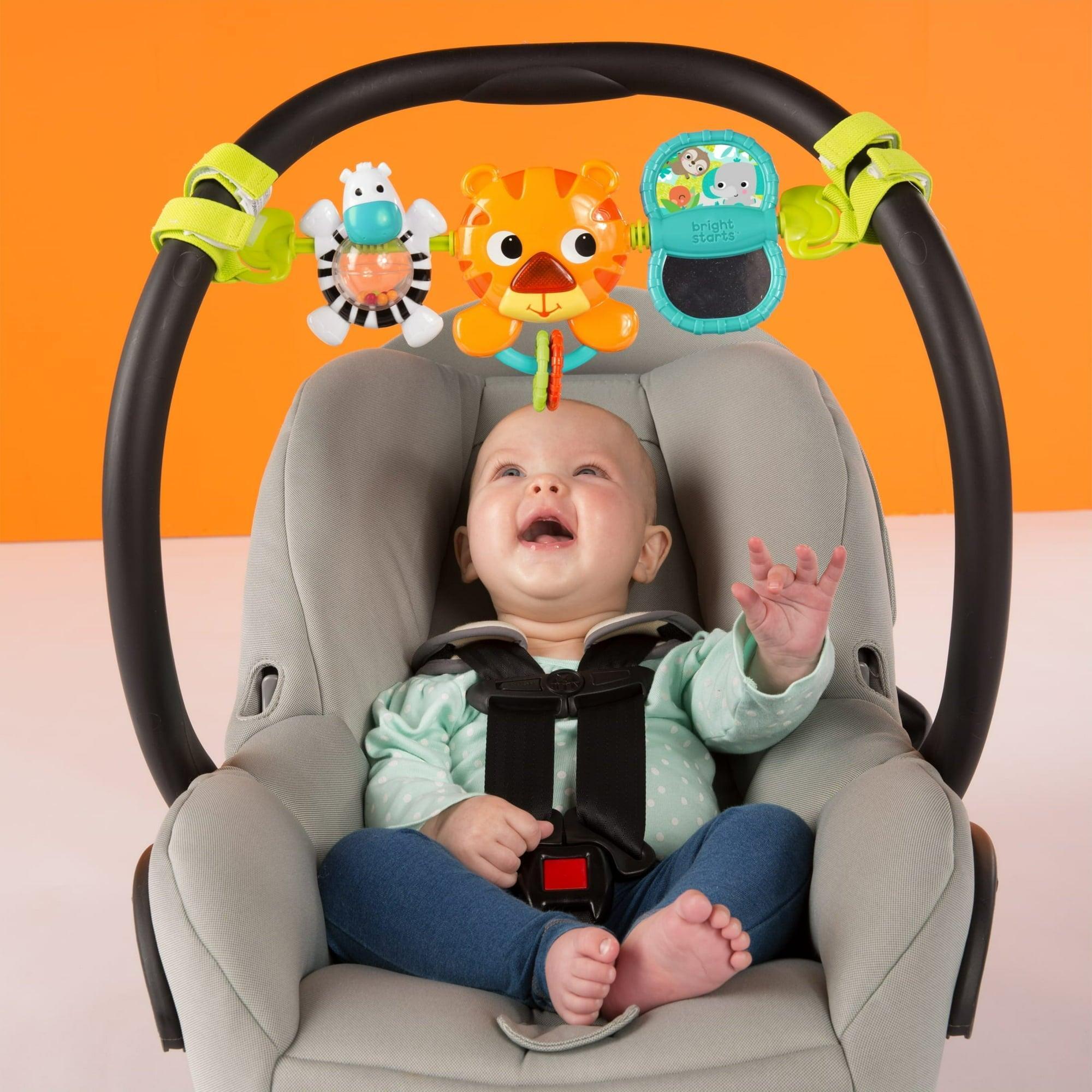 Bright Starts Take Along Musical Carrier Activity Toy Bar, Newborn + - ClubOn