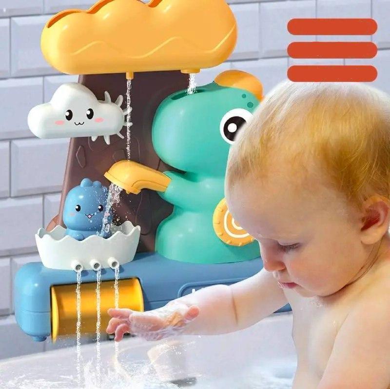 Funny Dinosaur Bath Toy – Kids Bathroom Shower & Swimming Toy - ClubOn