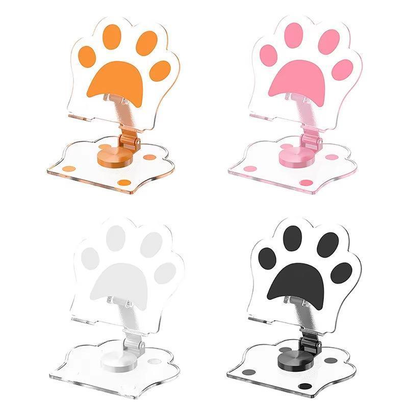 Cat Claw Phone Stand - Adjustable Acrylic Desktop Mount - ClubOn