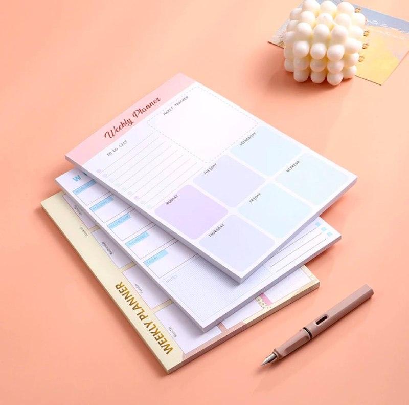 Daily Planner & Weekly Notepad – To-Do List Notebook - ClubOn