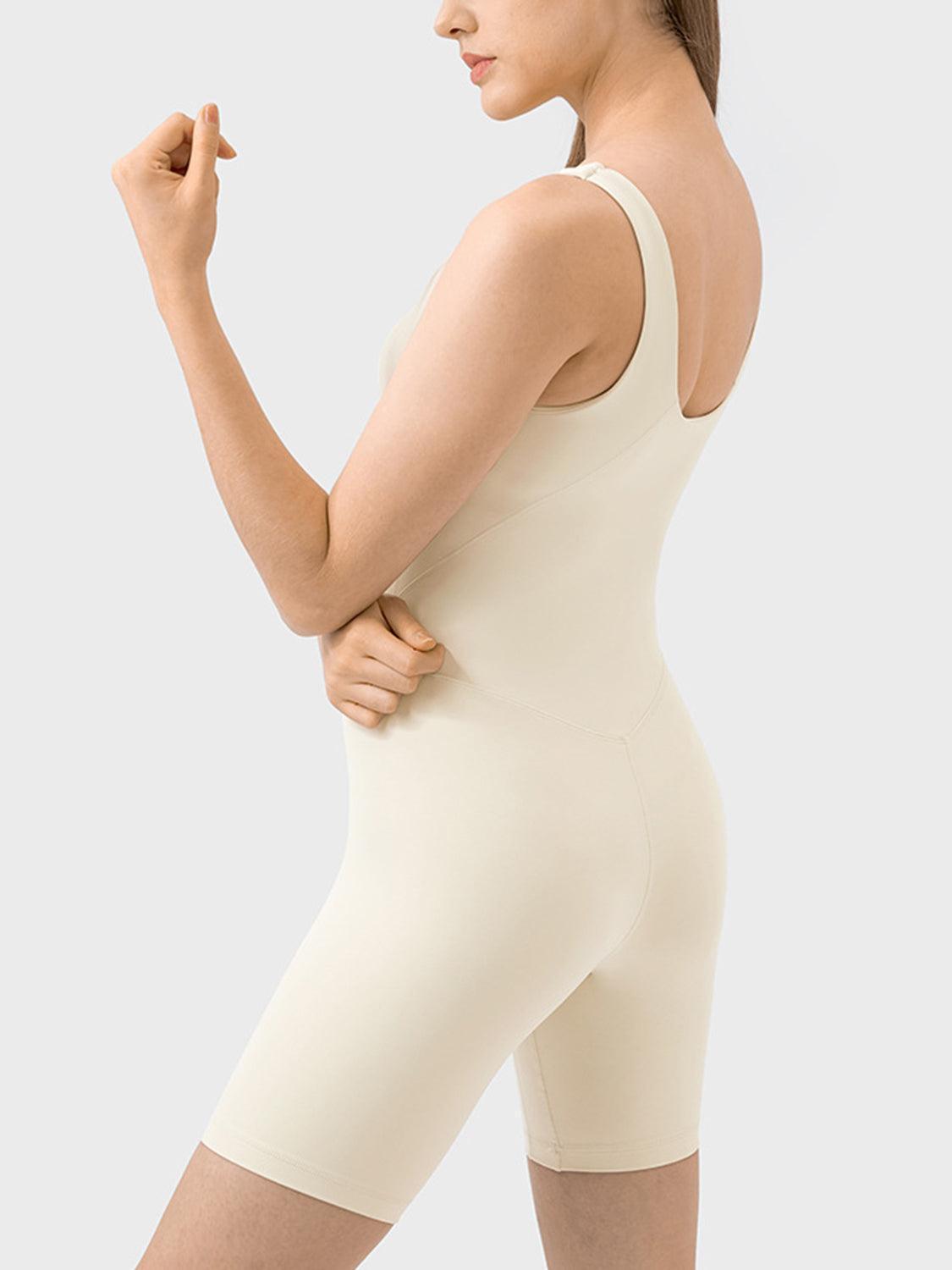 Millennia Wide Strap Active Romper - ClubOn