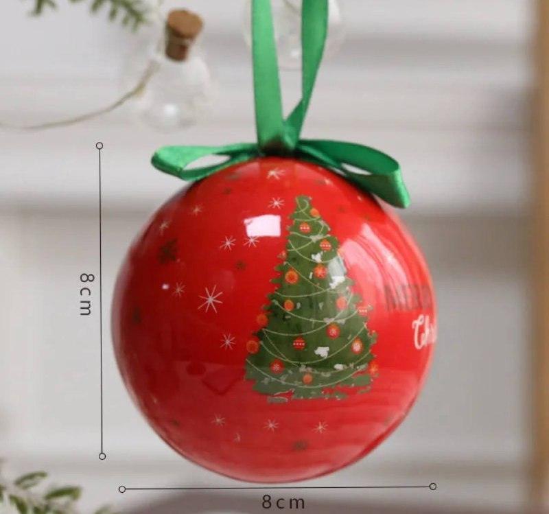 Painted Foam Ball Ornaments for Christmas Tree Decoration - ClubOn