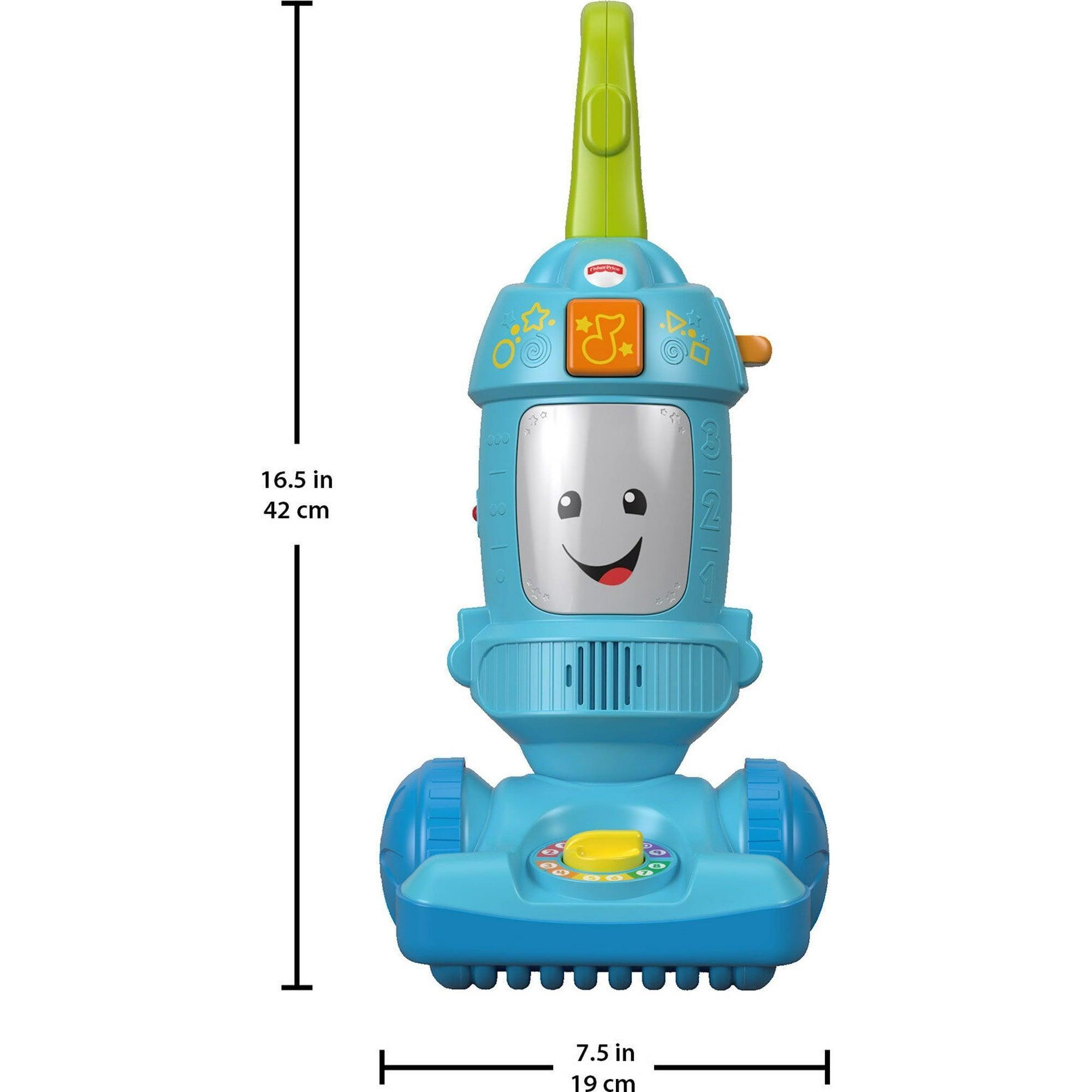 Fisher-Price Laugh & Learn Light-Up Learning Vacuum Electronic Toddler Plastic Push Toy - ClubOn