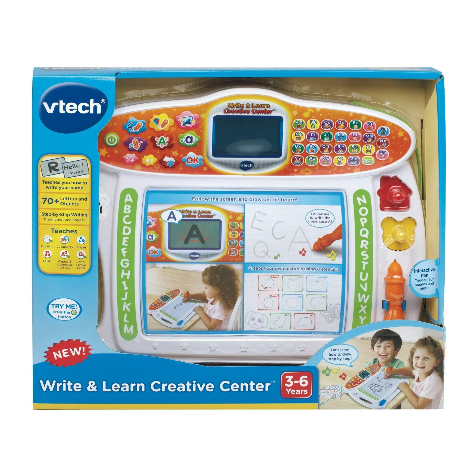 VTech Write and Learn Creative Center, Alphabet Toys with Accessories, Baby & Toddler Learning Toy - ClubOn