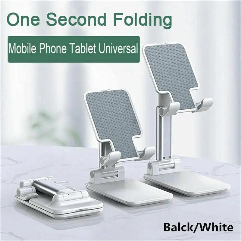 Adjustable Cell Phone Tablet Stand Desktop Holder Mount Mobile Phone iPad iPhone - ClubOn