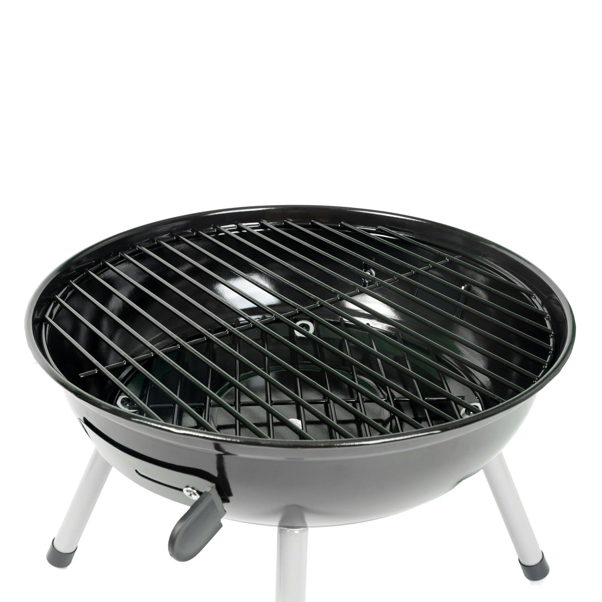 Expert Grill 14.5'' Steel Portable Charcoal Grill, Black - ClubOn