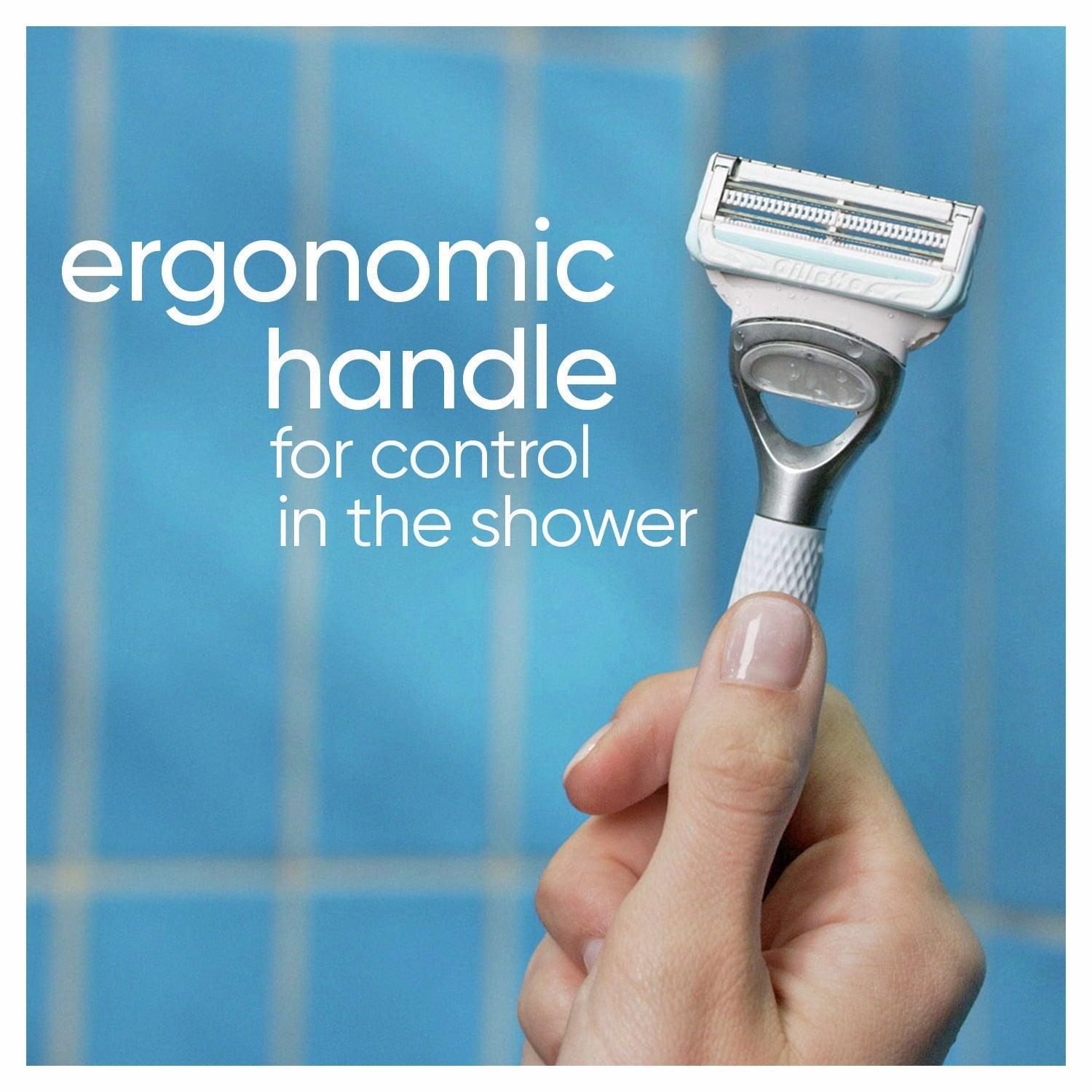 Gillette Venus for Pubic Hair and Skin, Women's Razor Blades, 4 Refills, White - ClubOn