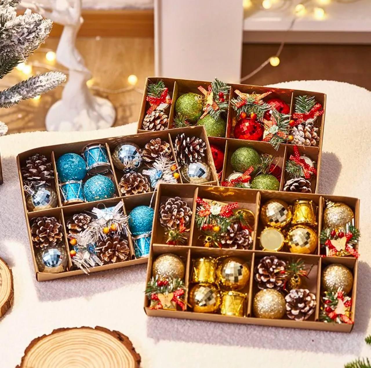 Christmas Decoration Balls Set – Tree Pendants & Ornaments - ClubOn