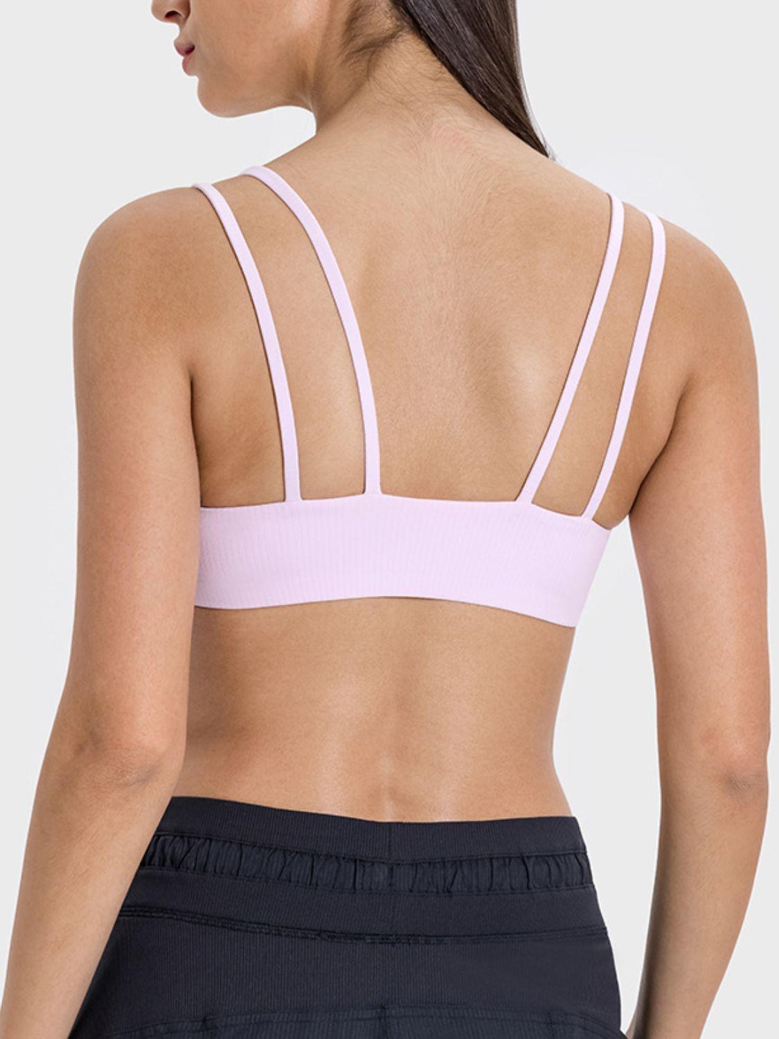 Millennia Scoop Neck Double Strap Active Cami - ClubOn